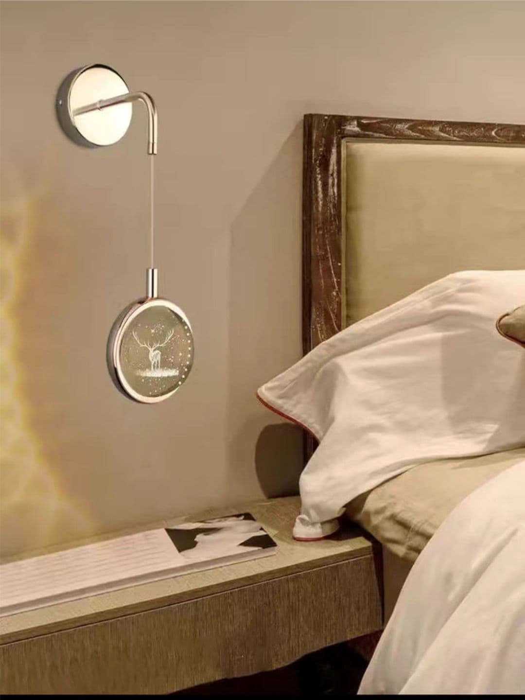 

The Art House Gold Toned & Transparent Printed Round Decorative Lighting