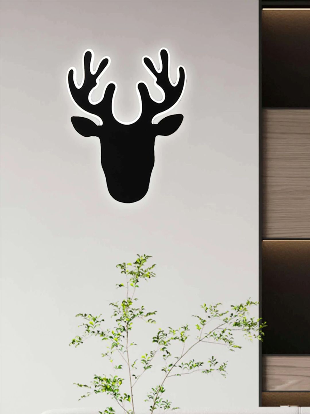 

The Art House Black Modern LED Wall Lamp