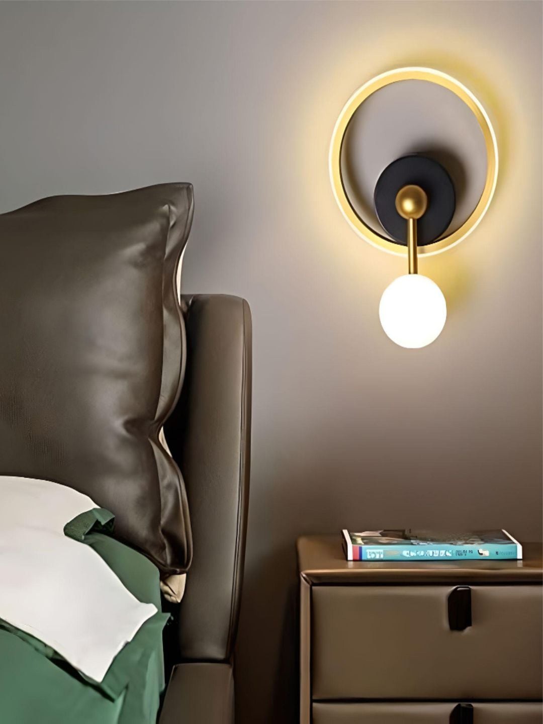 

The Art House Yellow & White Round LED Wall Lamp With Pendulum