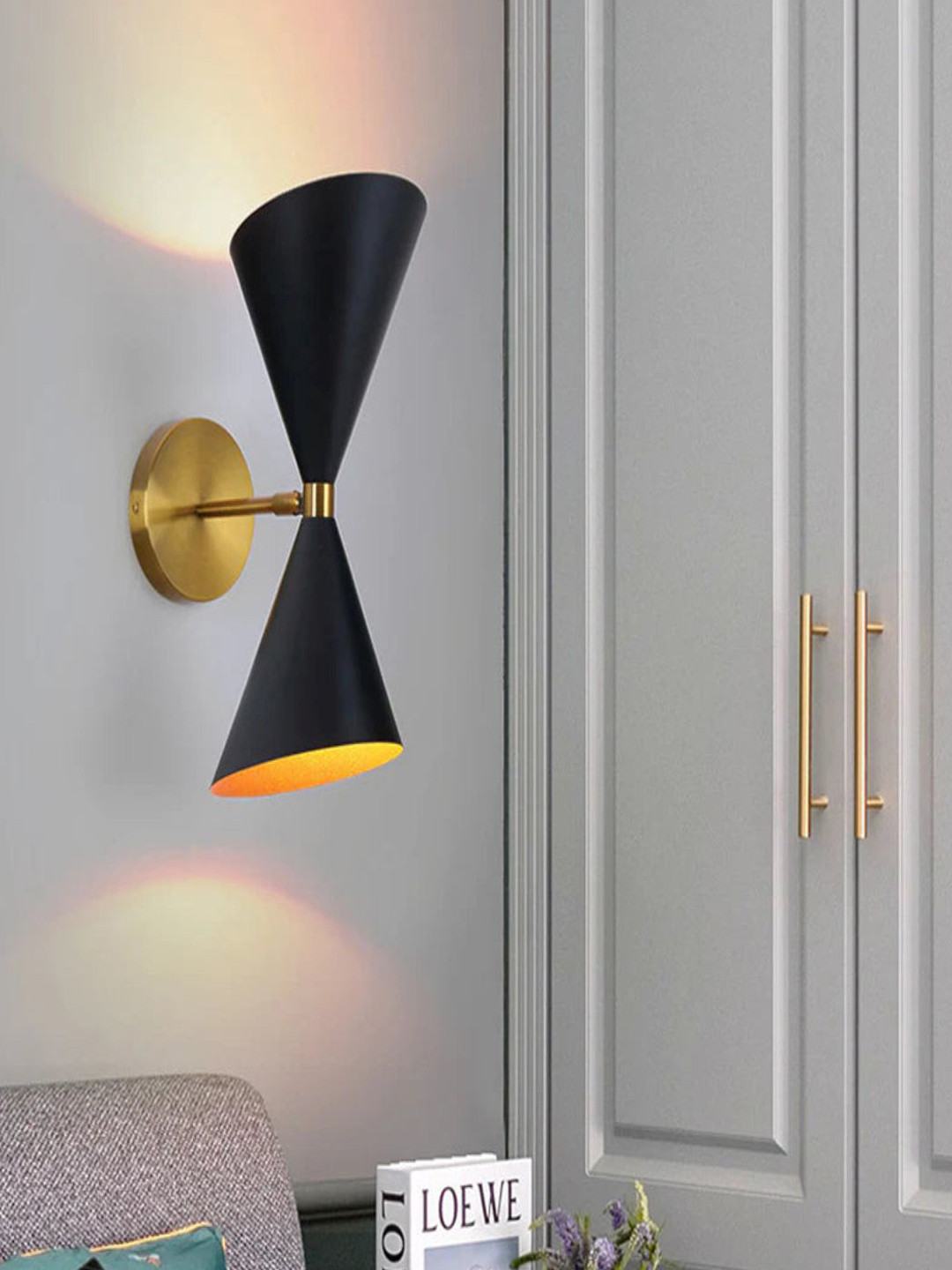 

The Art House Black Up Down Wall Light