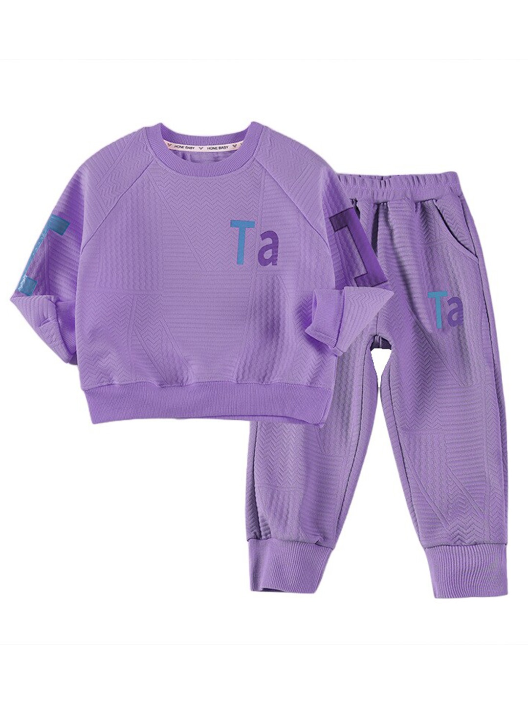 

StyleCast Girls Purple Sweatshirt With Jogger