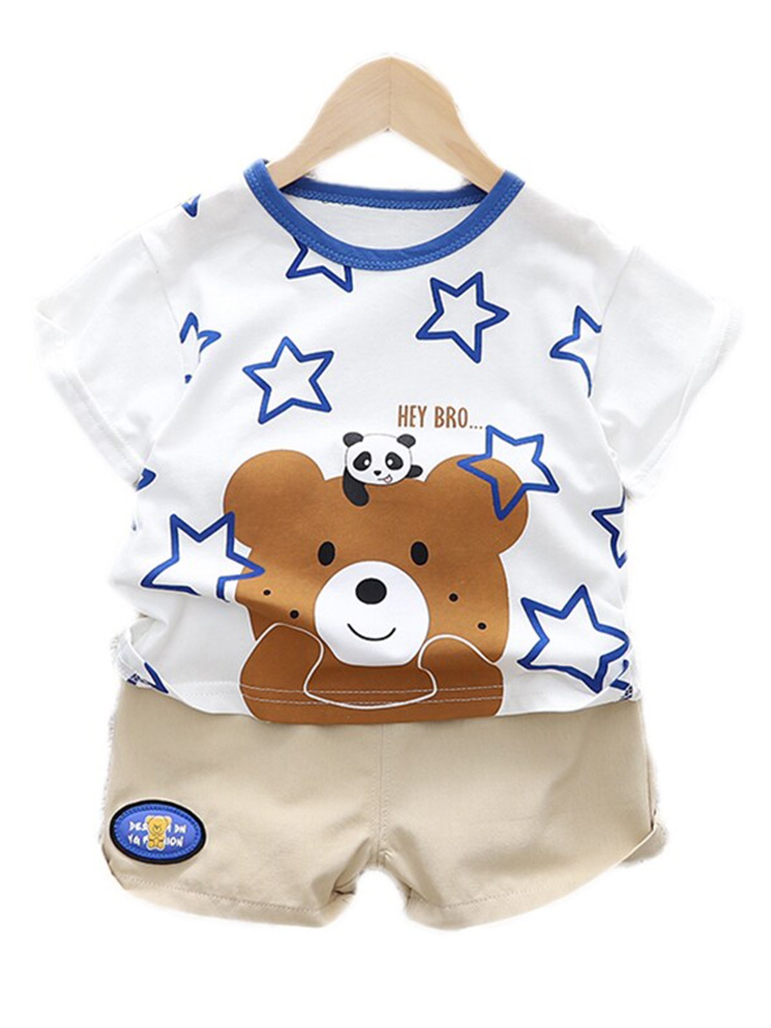 

StyleCast Kids Printed Pure Cotton Clothing Set, White