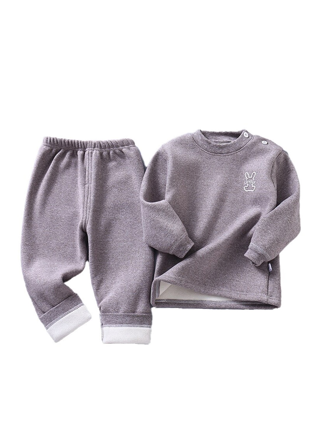 

StyleCast Boys Khaki Round Neck T-shirt With Trouser Clothing Set