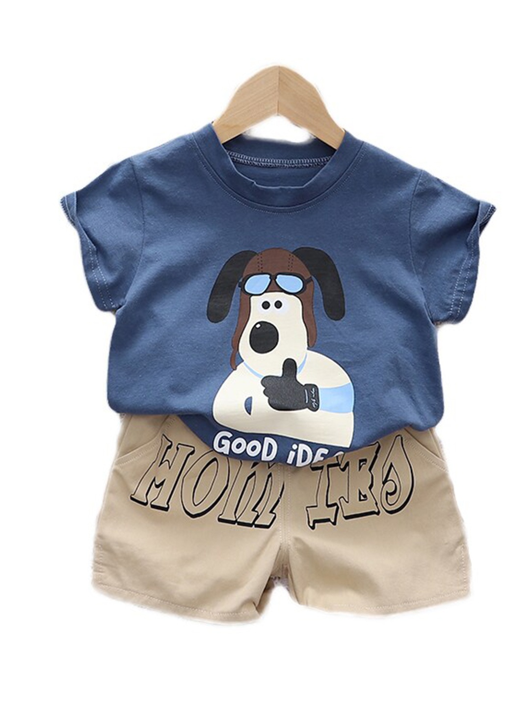 

StyleCast Kids Printed Pure Cotton Clothing Set, Blue