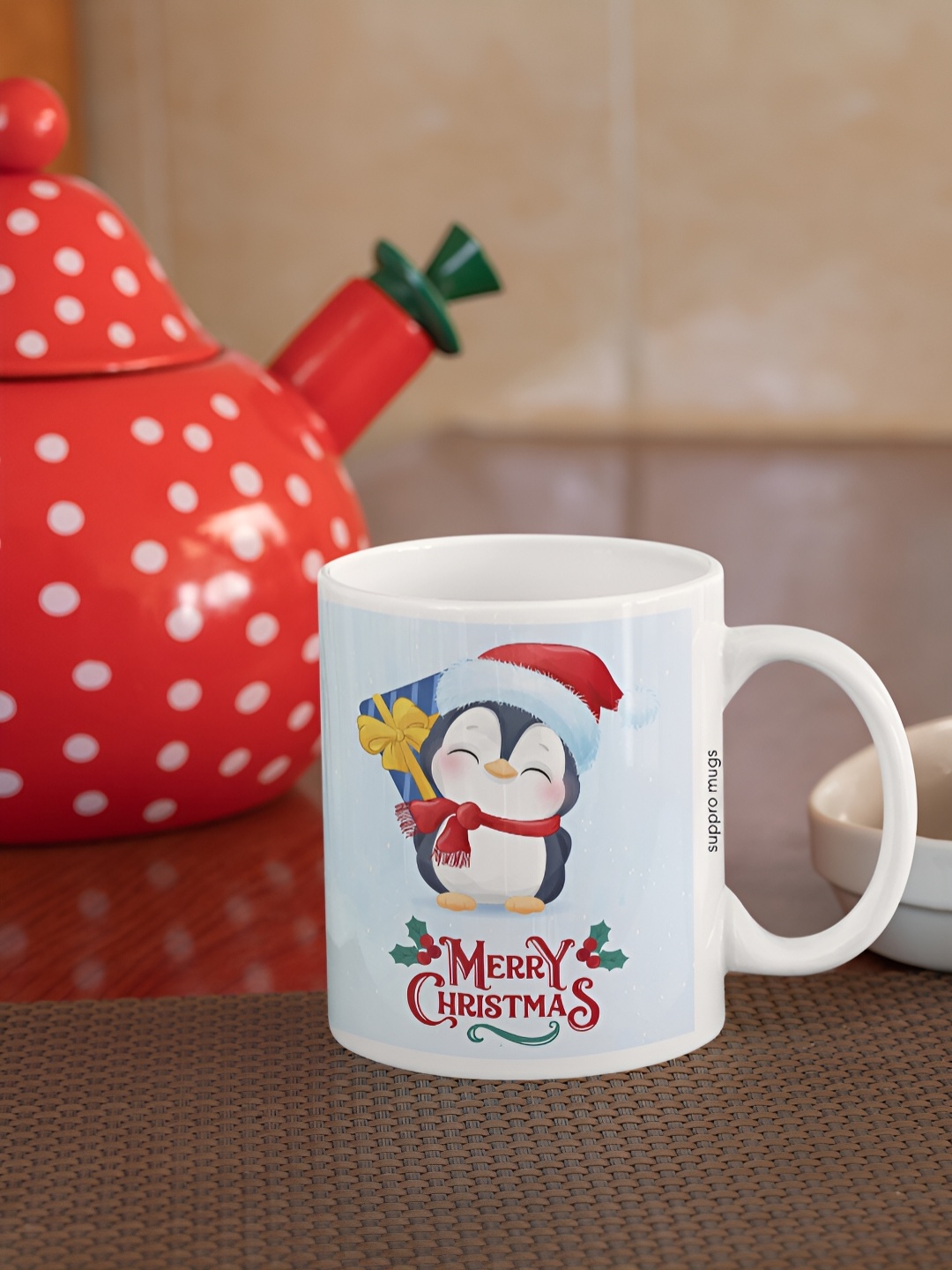 

SUPPRO Printed Ceramic Glossy Mugs 325 ml, Multi