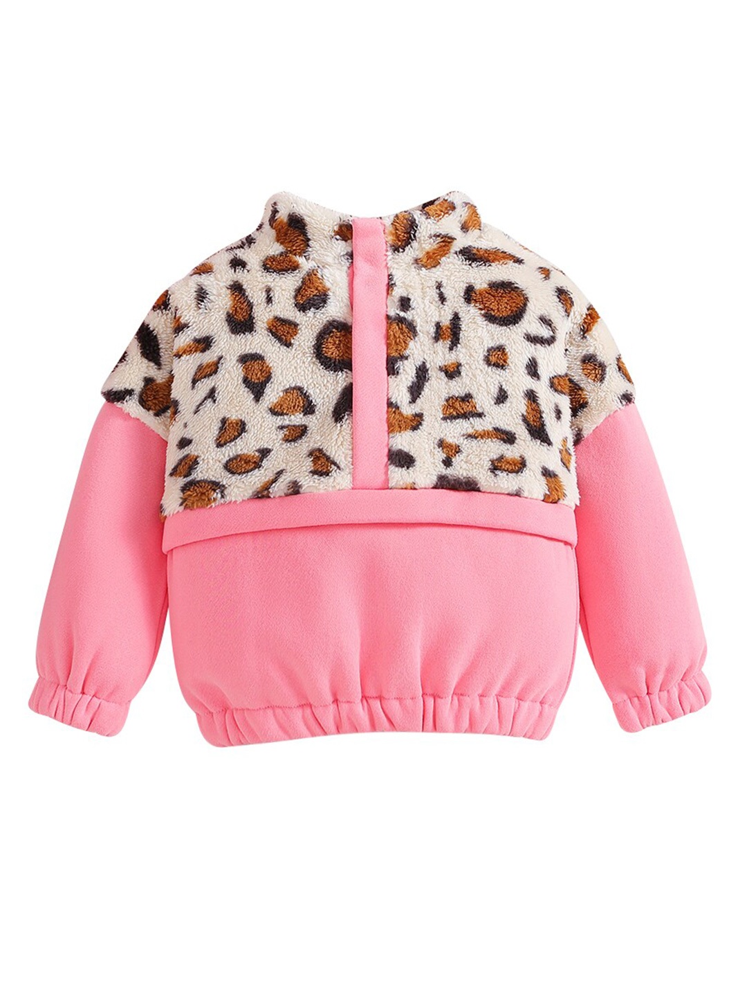 

StyleCast Girls Pink Printed Pullover Sweatshirt