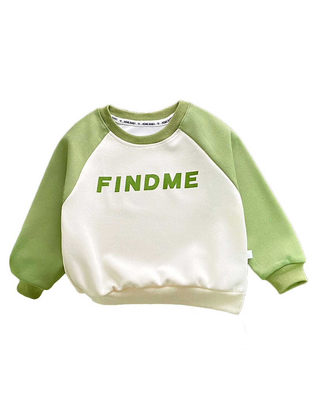 

StyleCast Girls Green Typography Printed Cotton Pullover