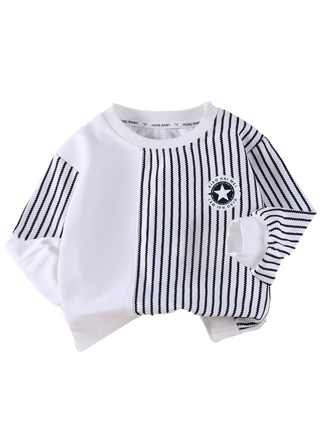 

StyleCast Boys Striped Pullover Sweatshirt, White