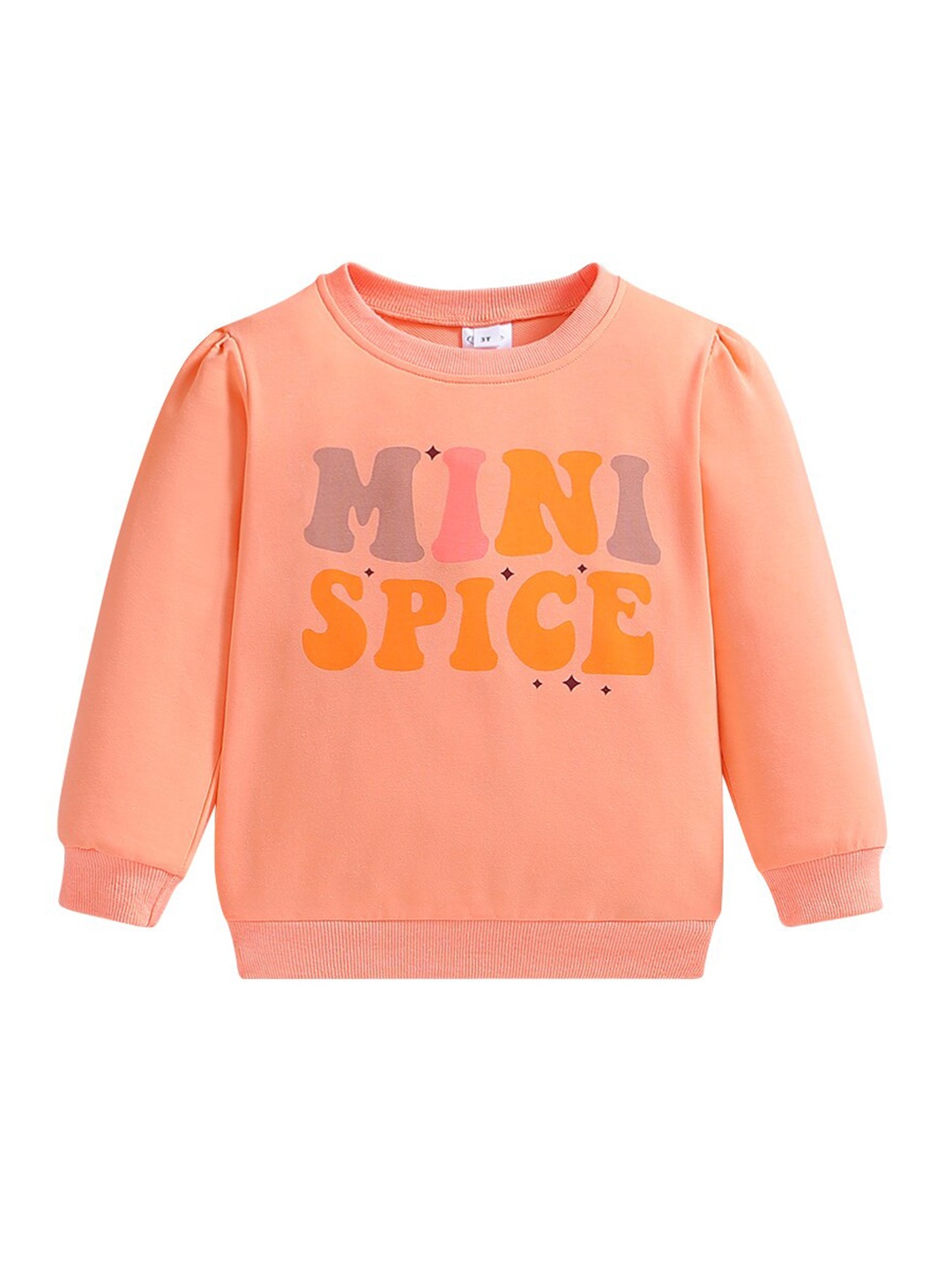 

StyleCast Girls Pink Typography Printed Cotton Pullover Sweatshirt