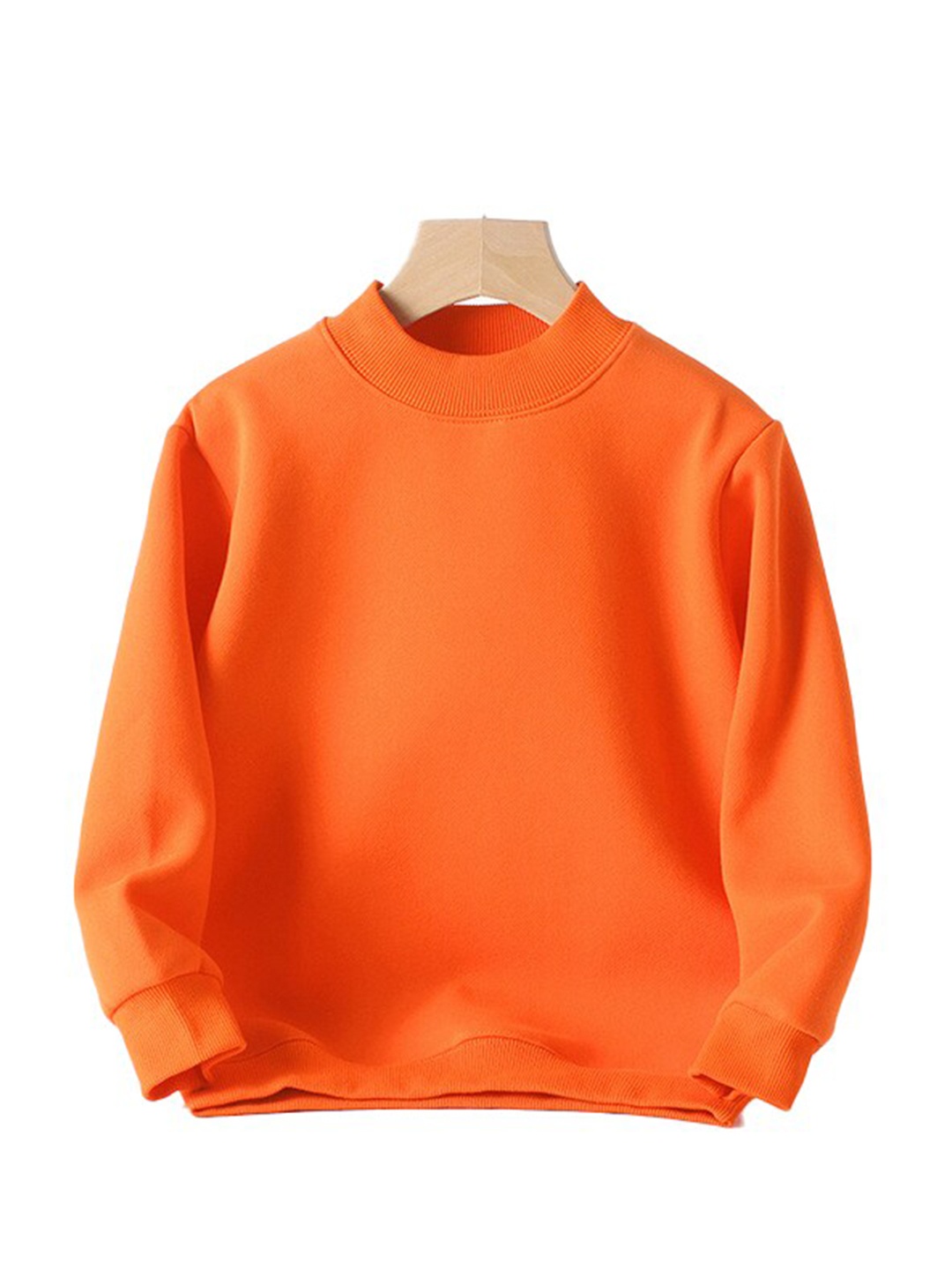 

StyleCast Girls Orange Cotton Pullover Sweatshirt