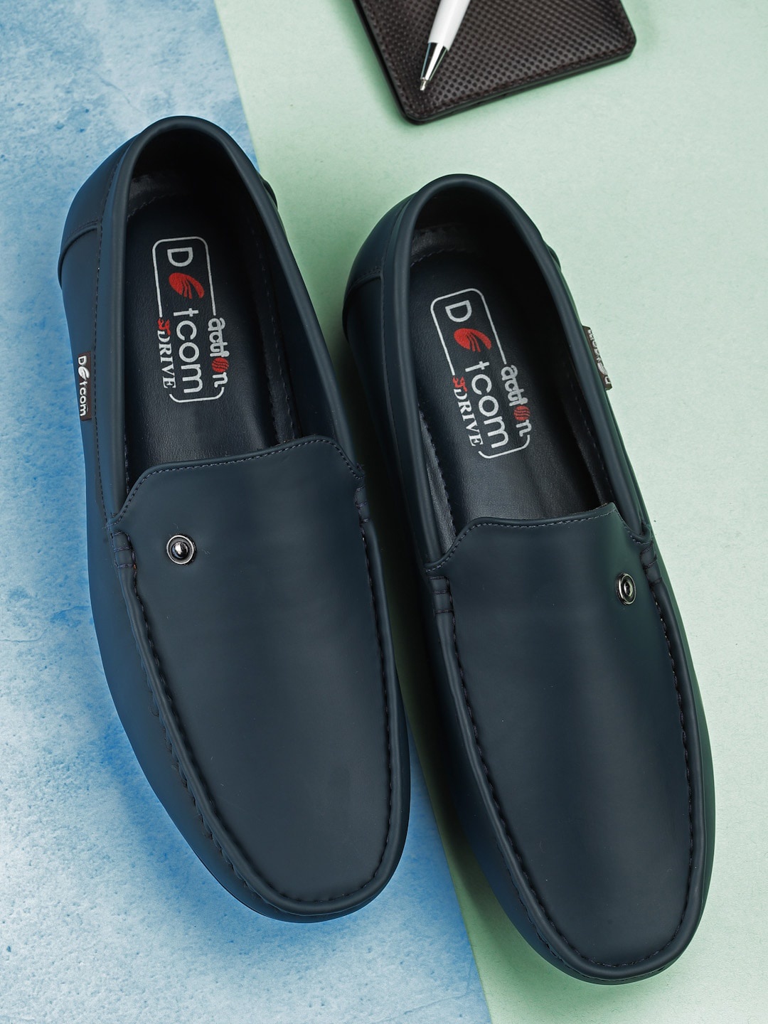 

Action Men Lightweight Comfort Insole Loafers, Navy blue