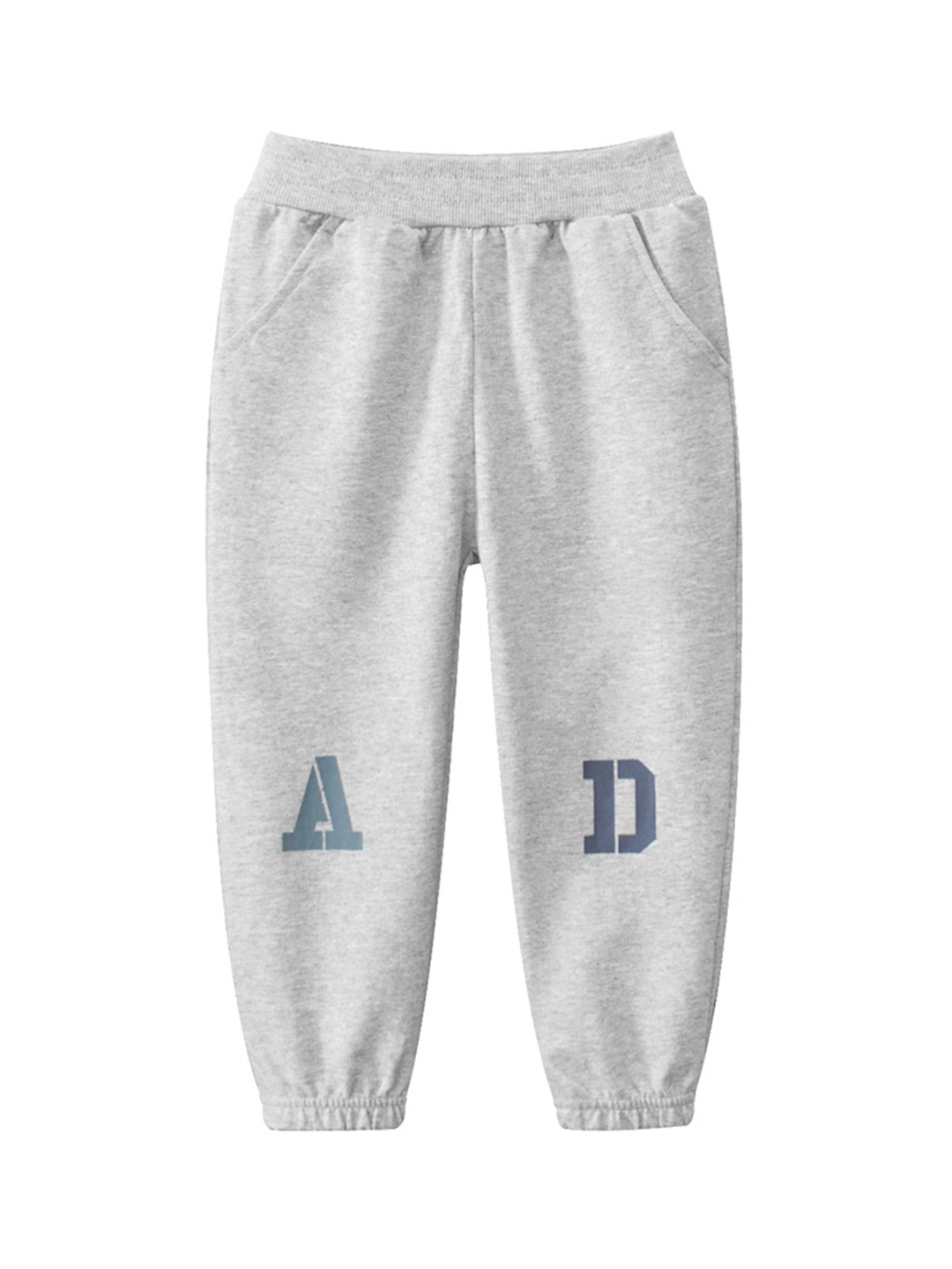 

StyleCast Boys Grey Printed Easy Wash Cotton Joggers