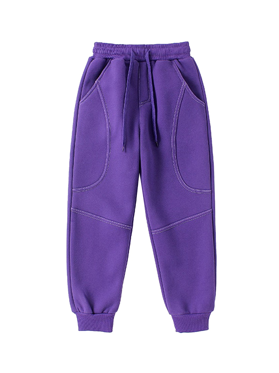 

StyleCast Kids Purple Mid Rise Cotton Joggers