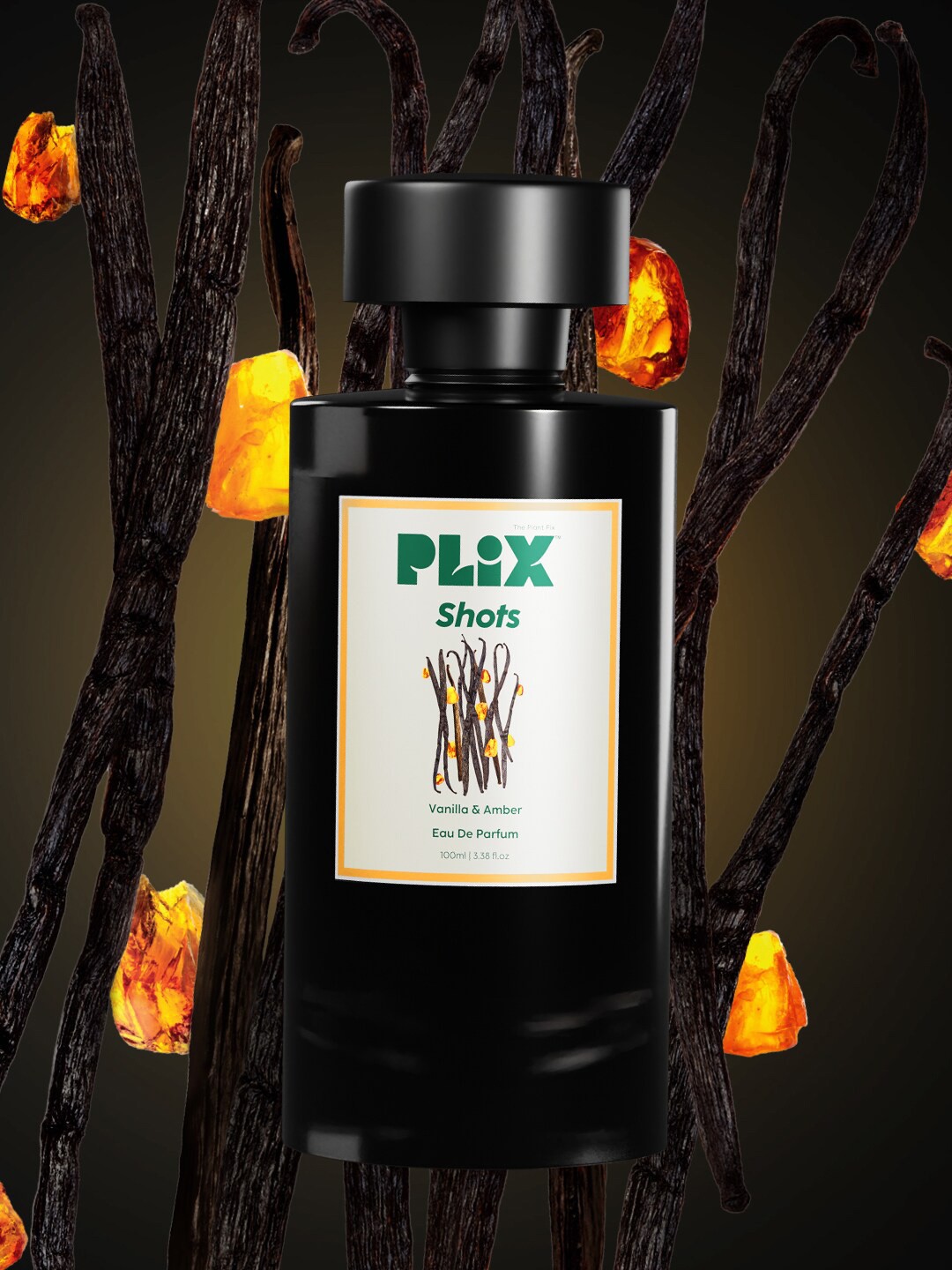 

PLIX THE PLANT FIX Shots Long Lasting Eau De Parfum - 100ml, Black