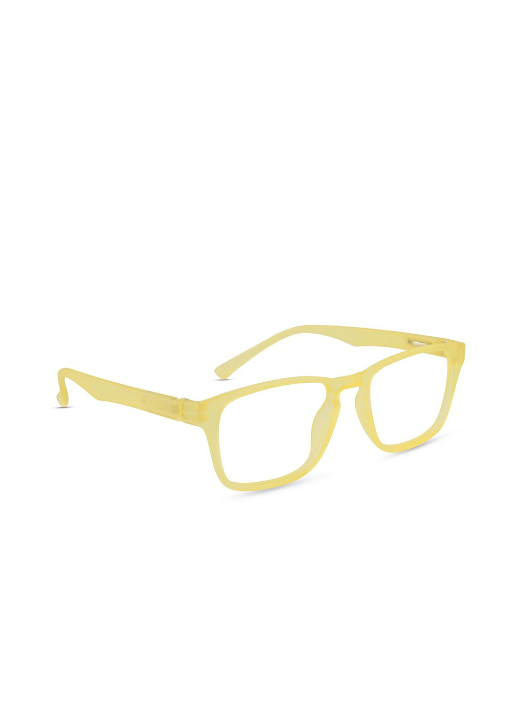 

KAEN EYEWEAR Unisex Full Rim Square Frames, Yellow