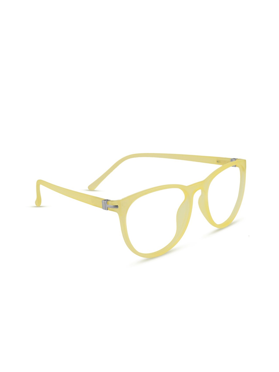 

KAEN EYEWEAR Unisex Full Rim Round Frames, Yellow