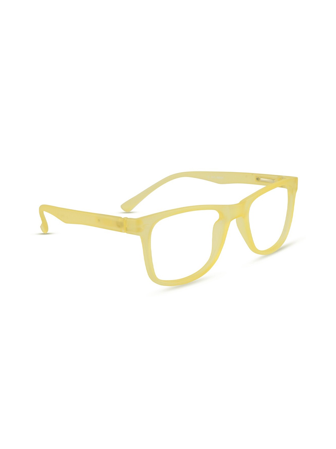 

KAEN EYEWEAR Unisex Full Rim Square Frames, Yellow