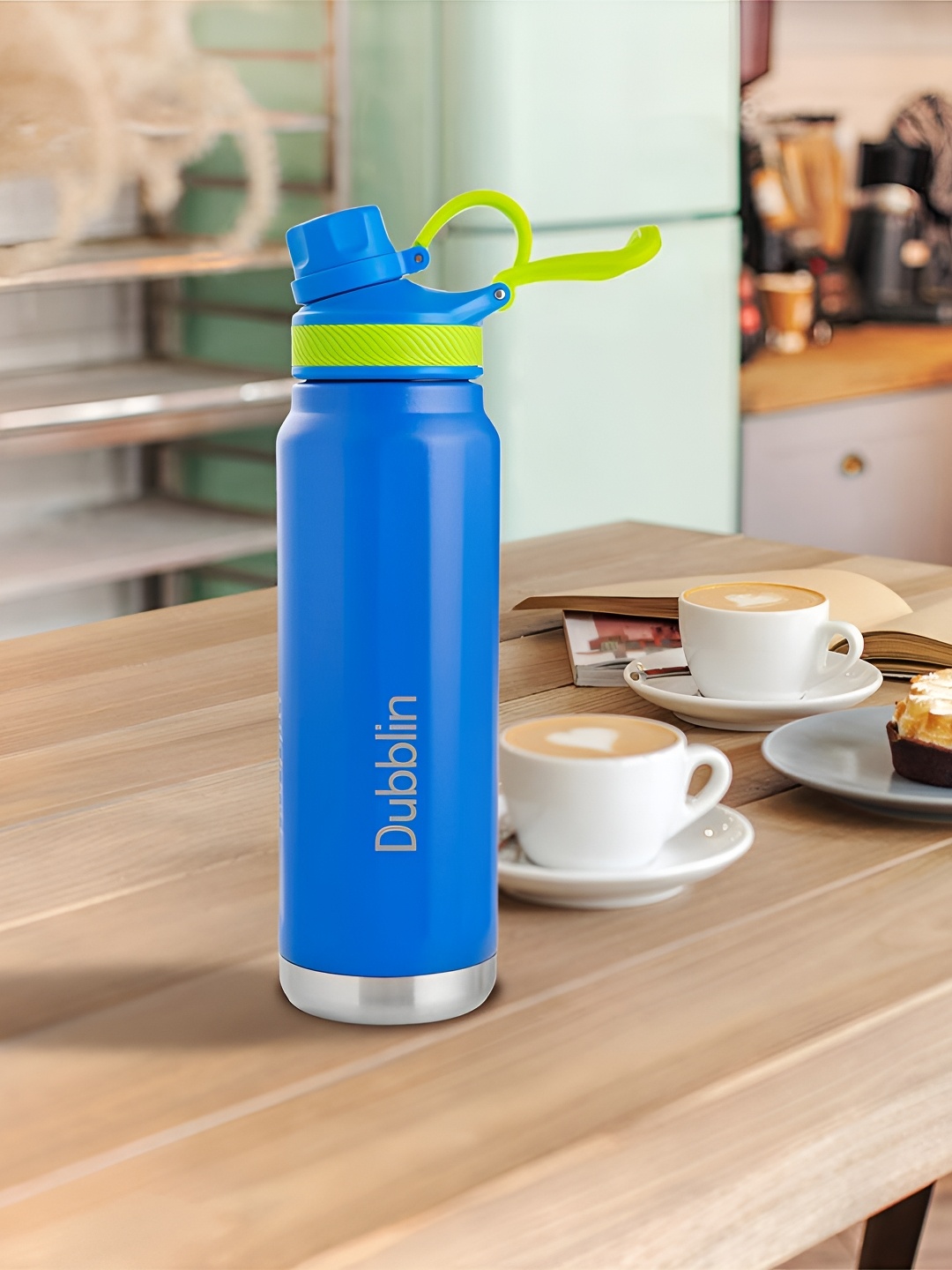 

Dubblin Rambo Blue & Green Single Stainless Steel Double Wall Vacuum Flask 950 ML