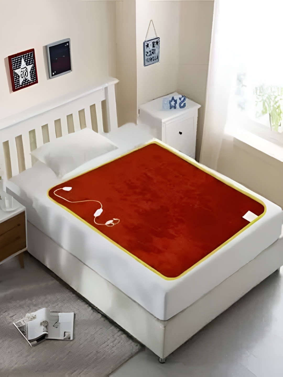 

Warmland Red Solid Heavy Winter Single Bed Blanket