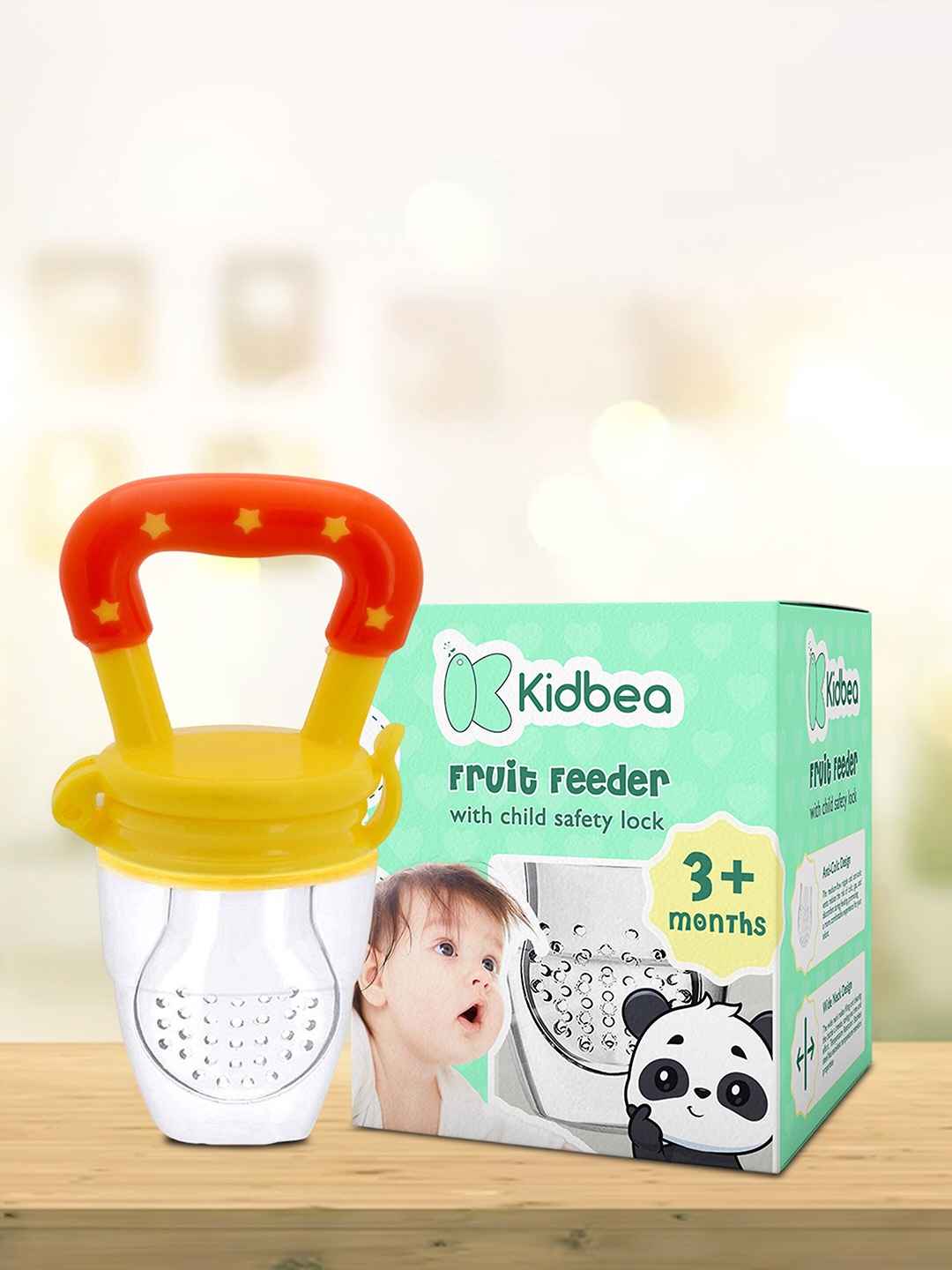 

Kidbea Infants Silicone Soft Feeder, Yellow