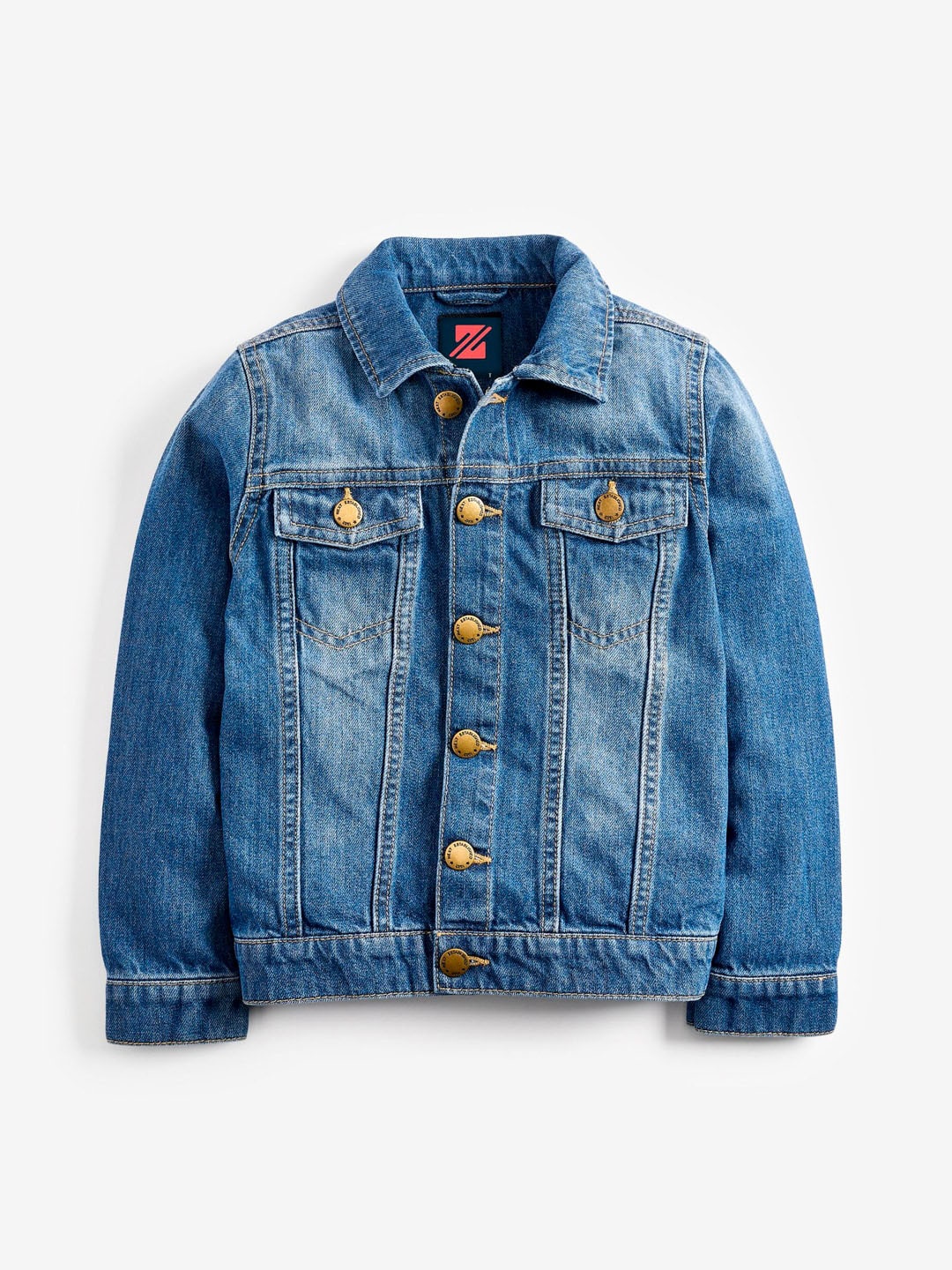 

Zalio Boys Washed Lightweight Cotton Denim Jacket, Blue