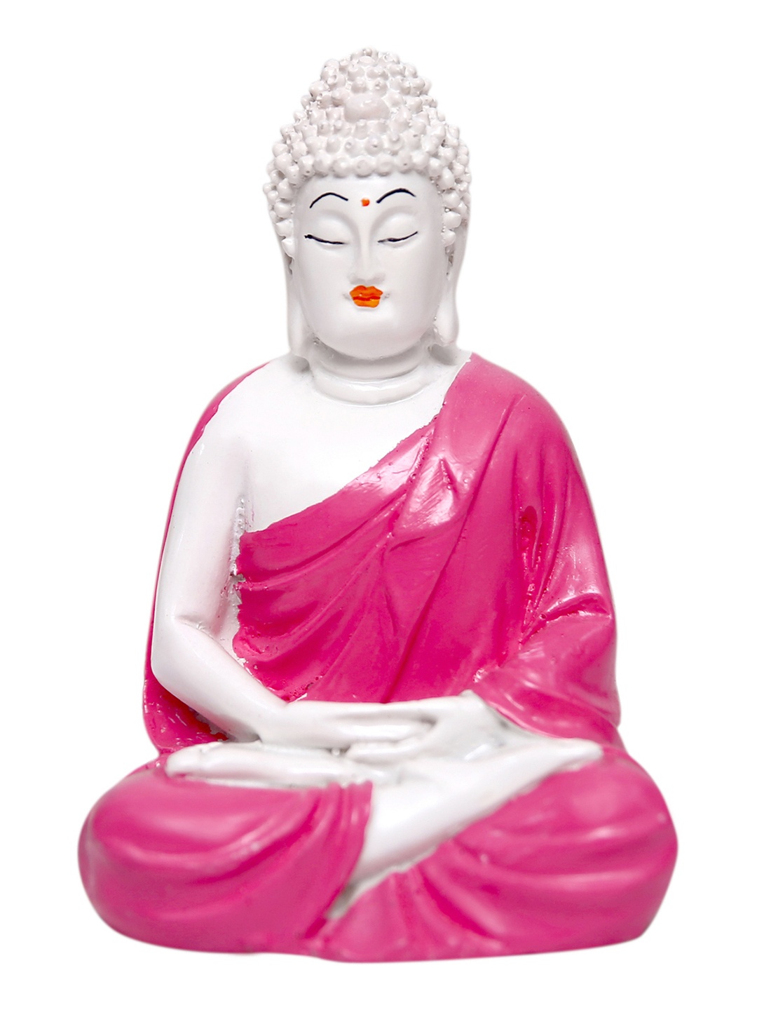 

Goldiluxe White & Pink Lord Siddh Ganesh Idol Showpiece
