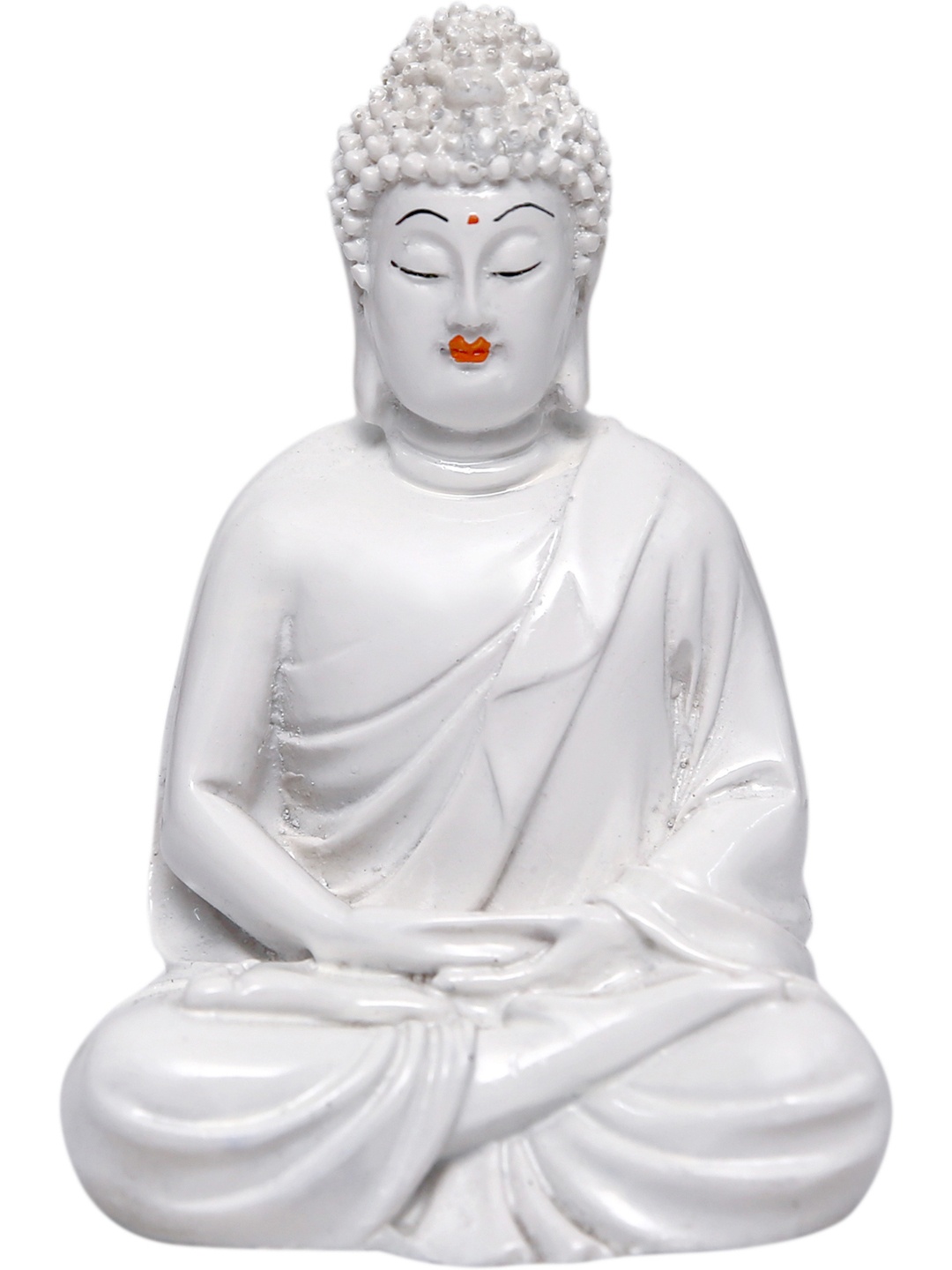 

Goldiluxe White & Gold Toned Textured Buddha Showpiece
