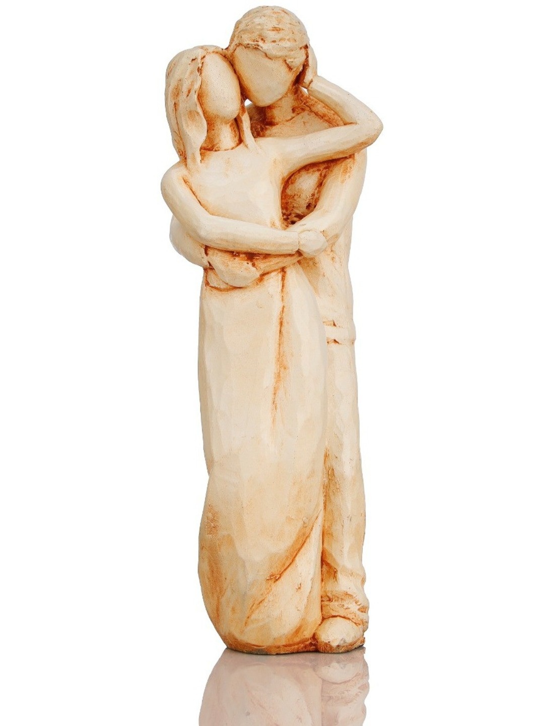 

Goldiluxe Gold Toned Textured Couple statue Showpiece