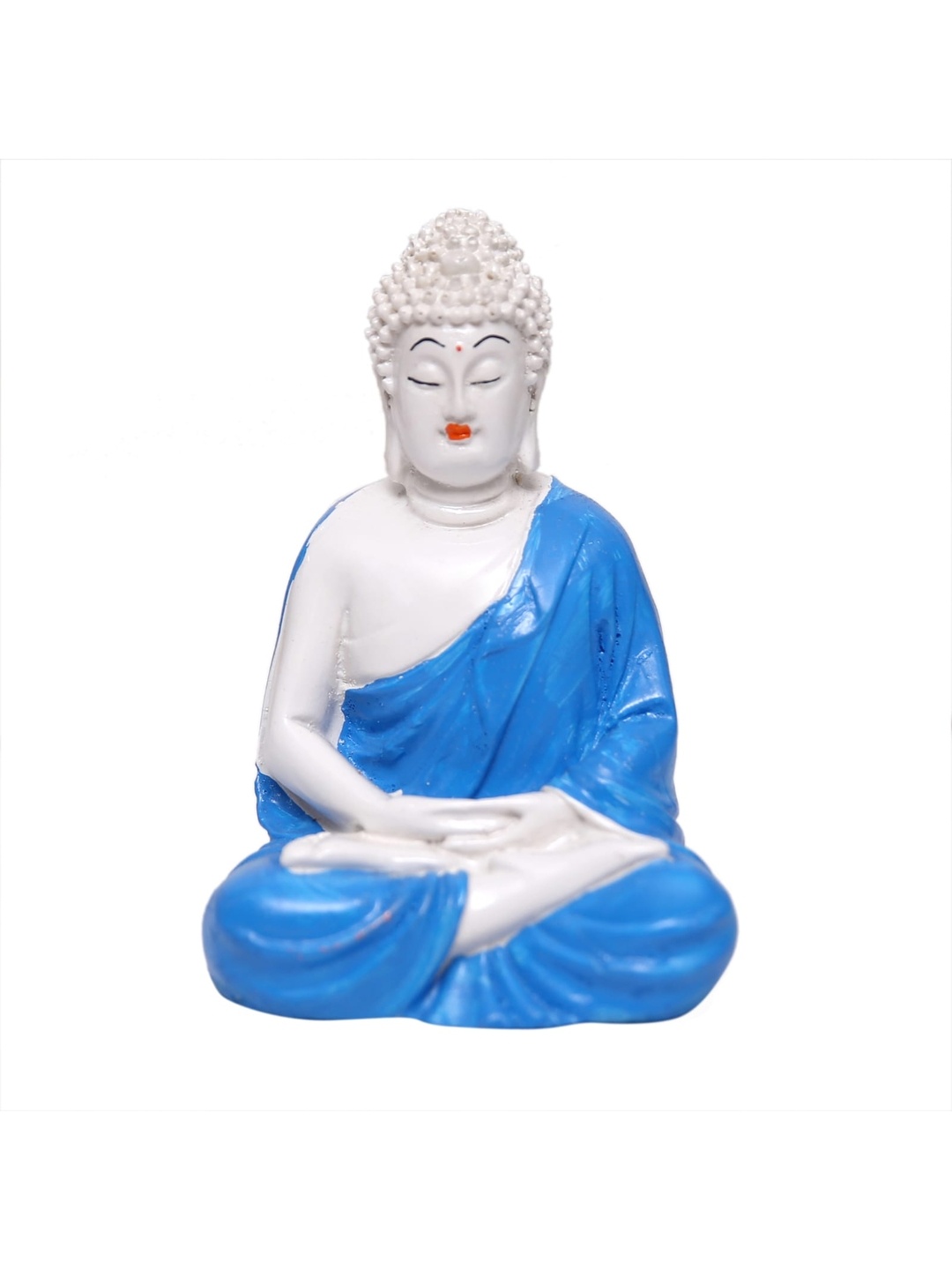 

Goldiluxe White & Blue Buddha Idol Showpiece