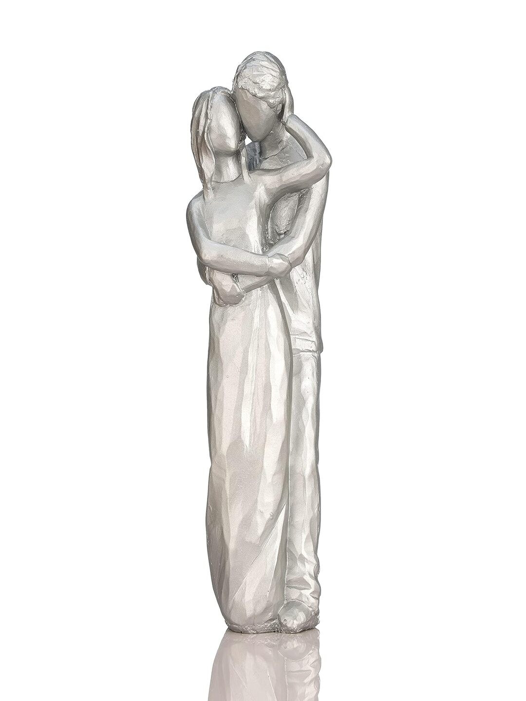 

Goldiluxe Brown Loving Couple Figurine Showpiece, Bronze