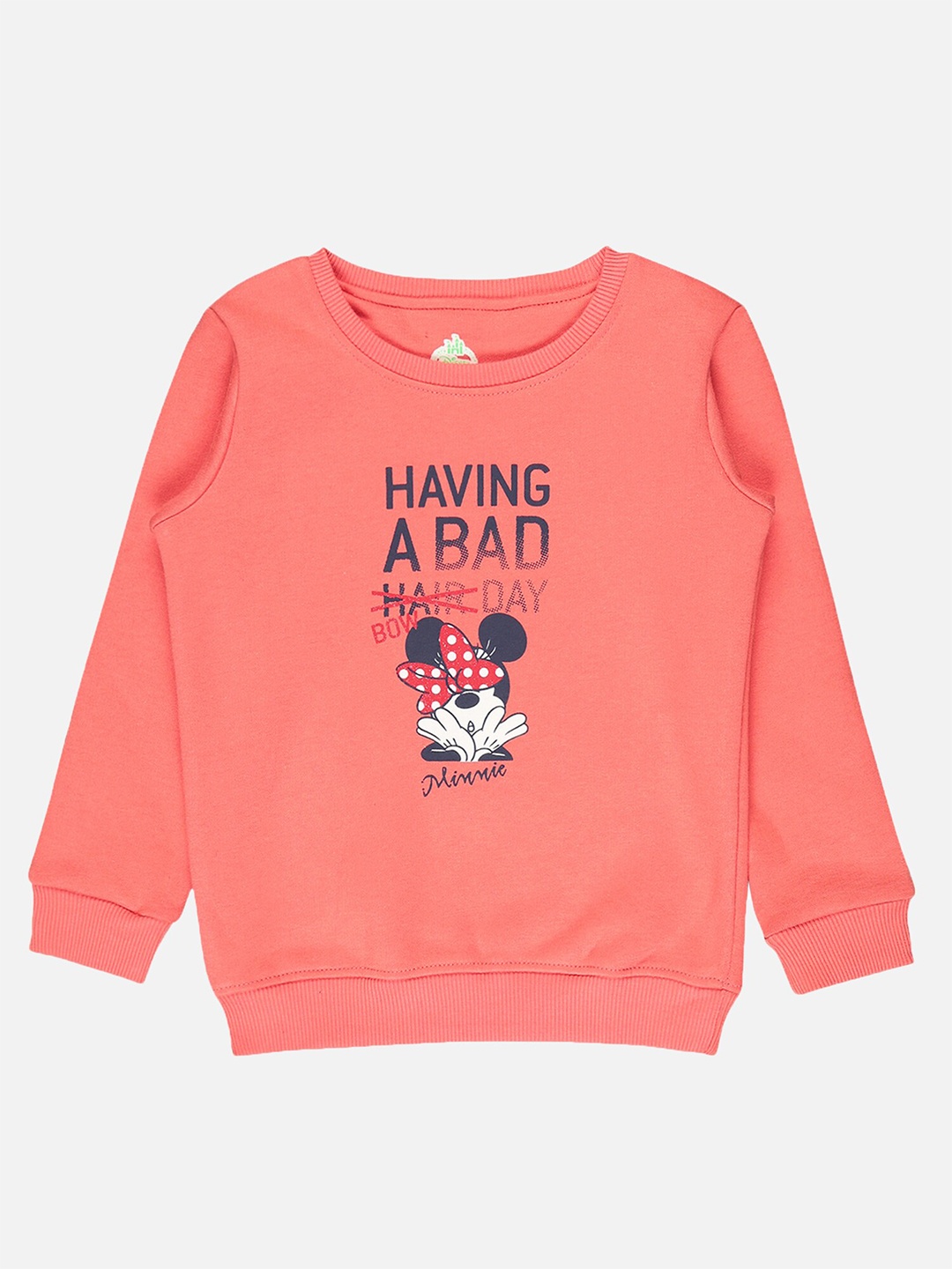 

Bodycare Kids Girls Minnie & Friends Printed Pullover Fleece Sweatshirt, Pink