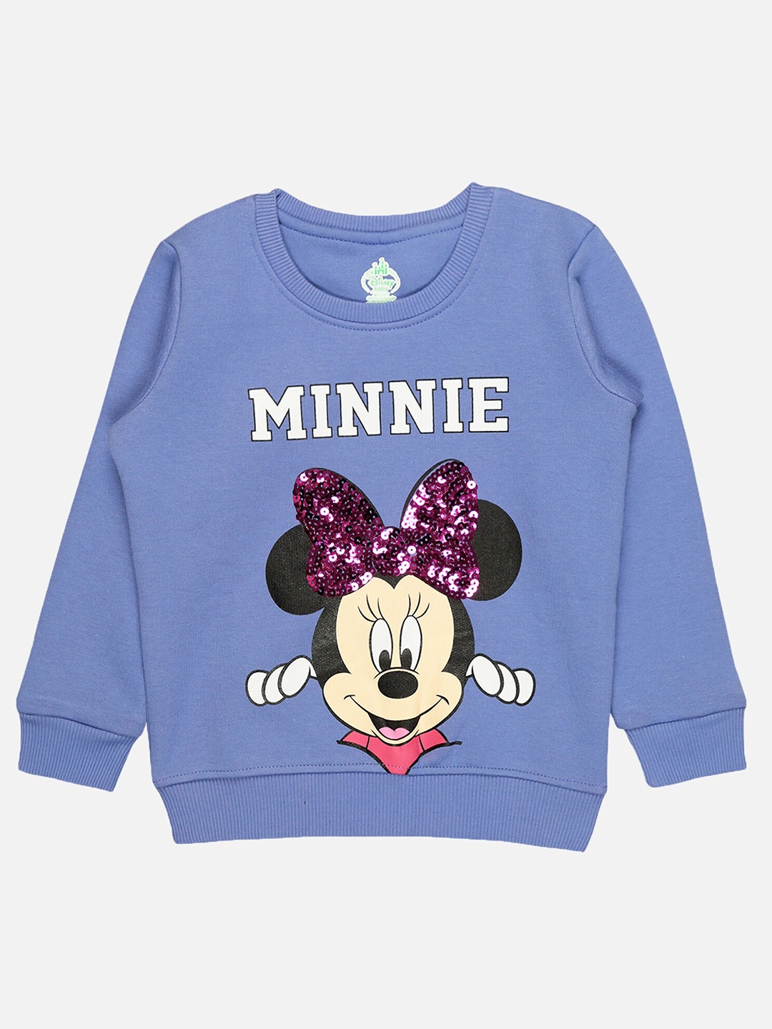 

Bodycare Kids Girls Minnie Mouse Printed Fleece Pullover, Blue