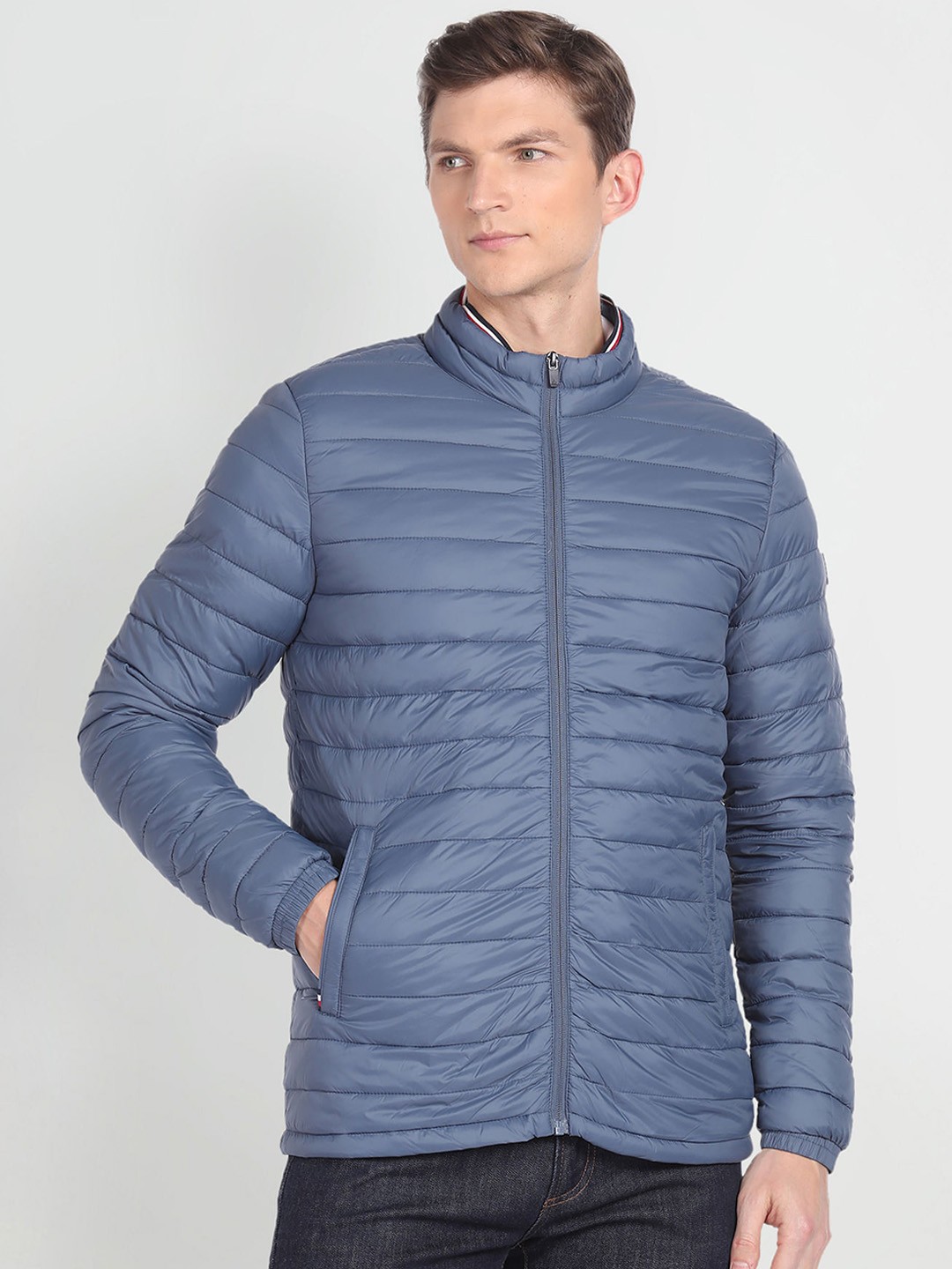 

Arrow Sport Lightweight Quilted Packable Puffer Jacket, Blue