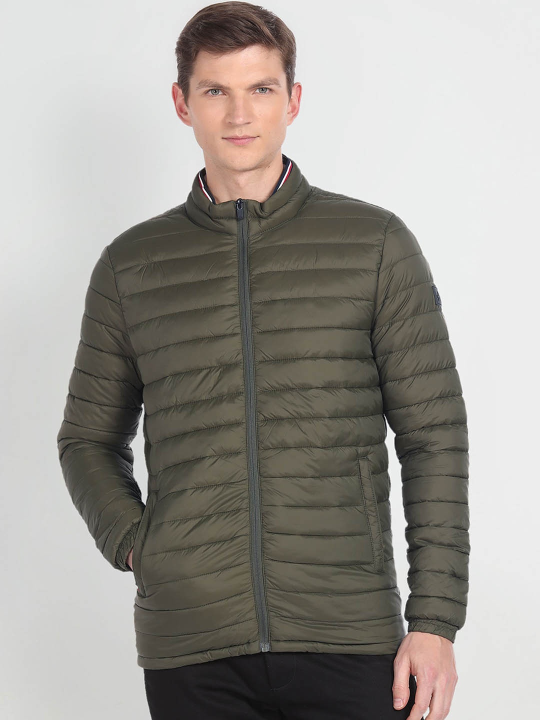 

Arrow Sport Lightweight Quilted Packable Puffer Jacket, Green
