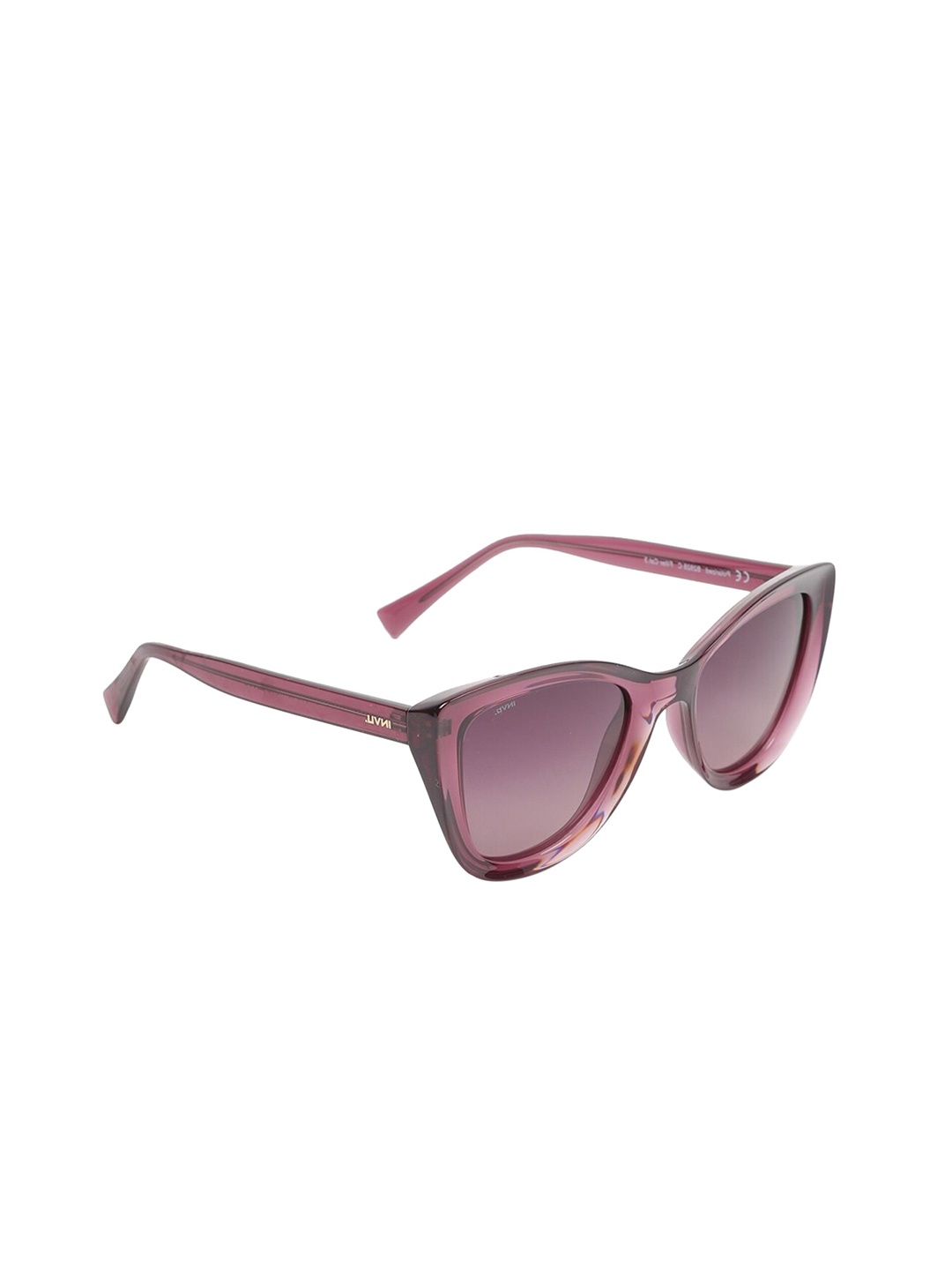 

INVU Unisex Cateye Sunglasses with UV Protected Lens-B2928C, Purple