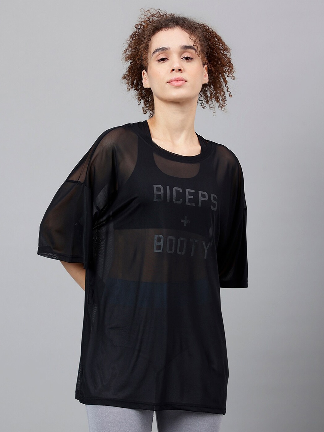 

MKH Dri-FIT Typography Printed T-Shirt, Black