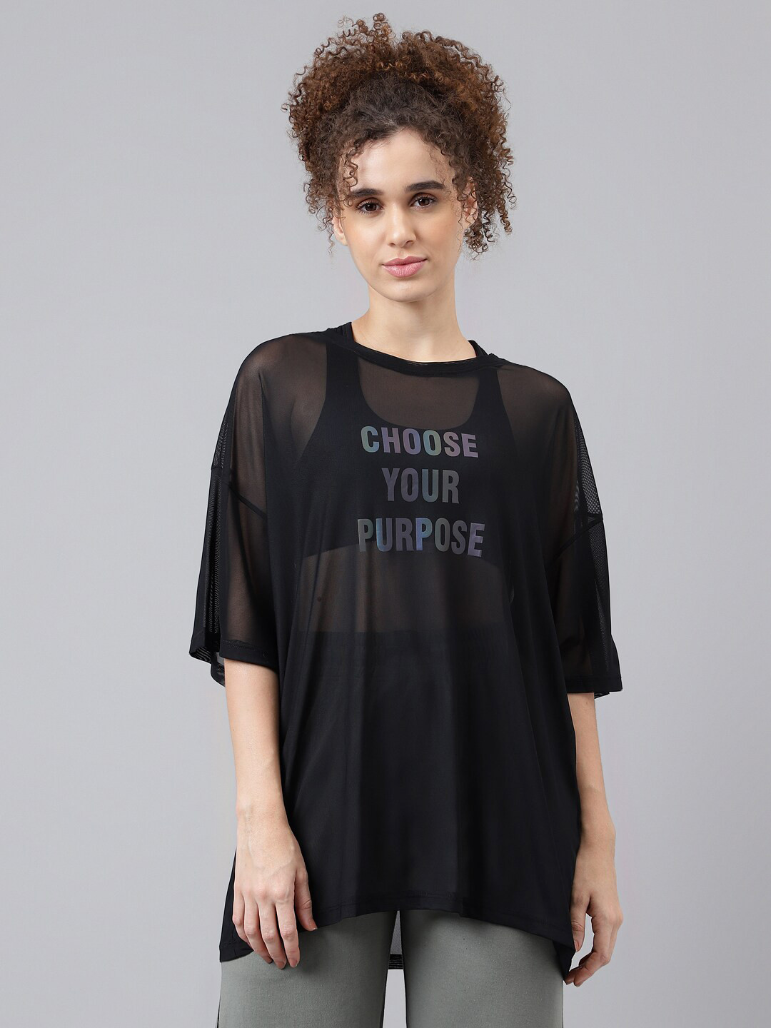 

MKH Typography Printed Dri-FIT T-shirt, Black