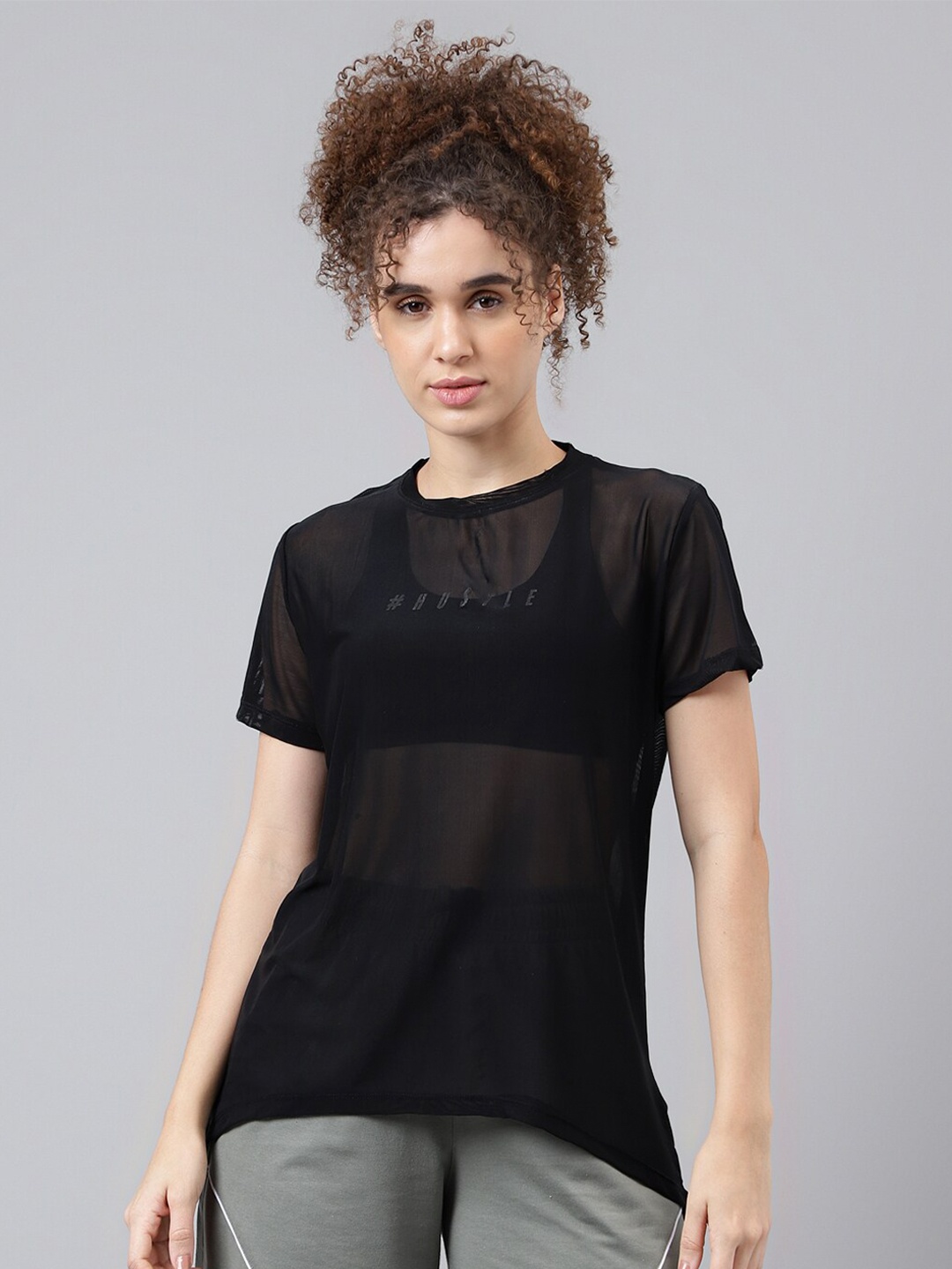 

MKH Dri-FIT Typography Printed T-Shirt, Black