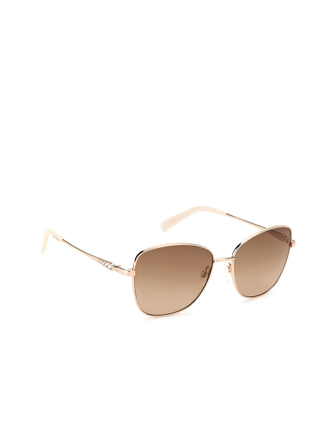 

pierre cardin Women Square Sunglasses with Polarised Lens 204647DDB57HA, Brown