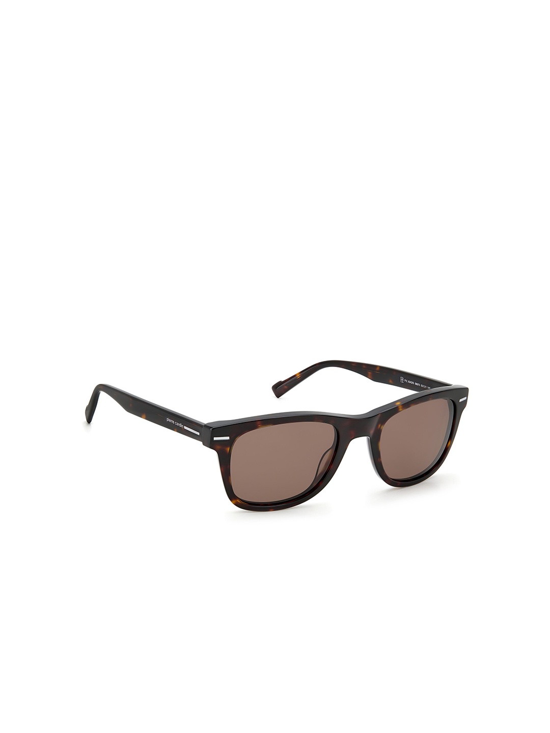 

pierre cardin Men Square Sunglasses with Polarised Lens-2046480865370, Brown