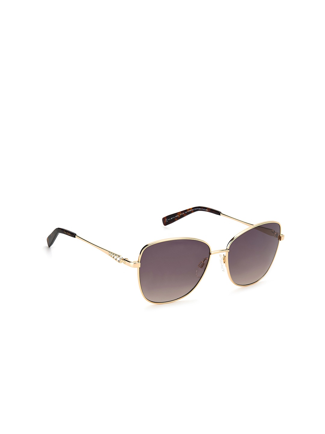 

pierre cardin Women Square Sunglasses with Polarised Lens-204647000573X, Grey