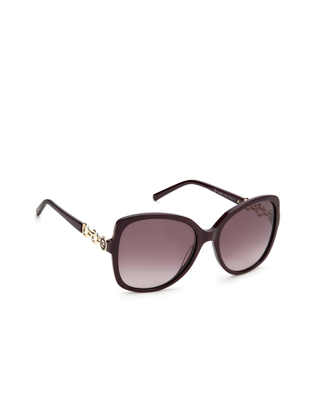 

pierre cardin Women Cateye Sunglasses with Polarised Lens-2046500T7573X, Pink