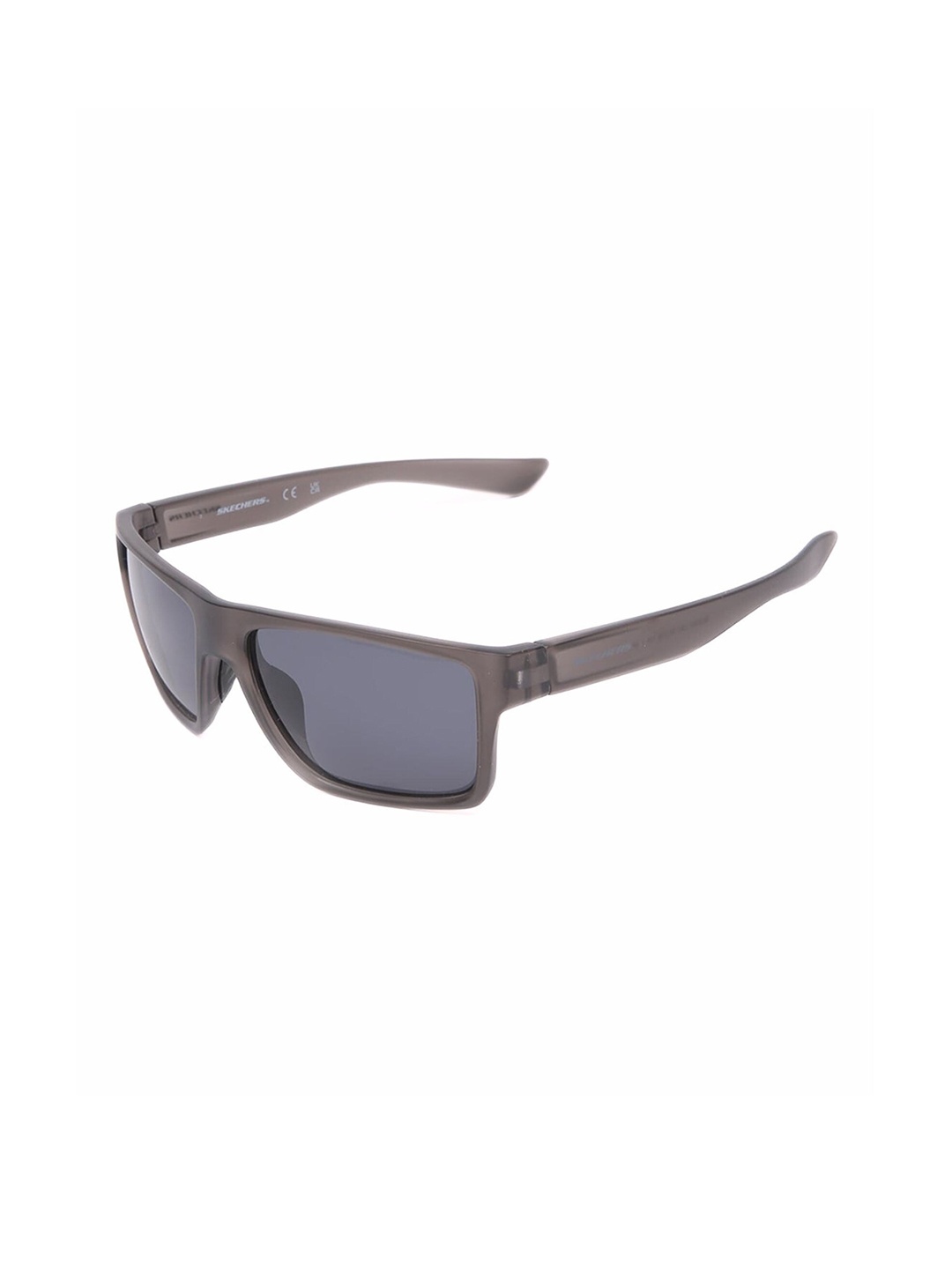 

Skechers Men Full Rim Square Sunglass With UV Protected Lens-SE8098 59 20D, Grey