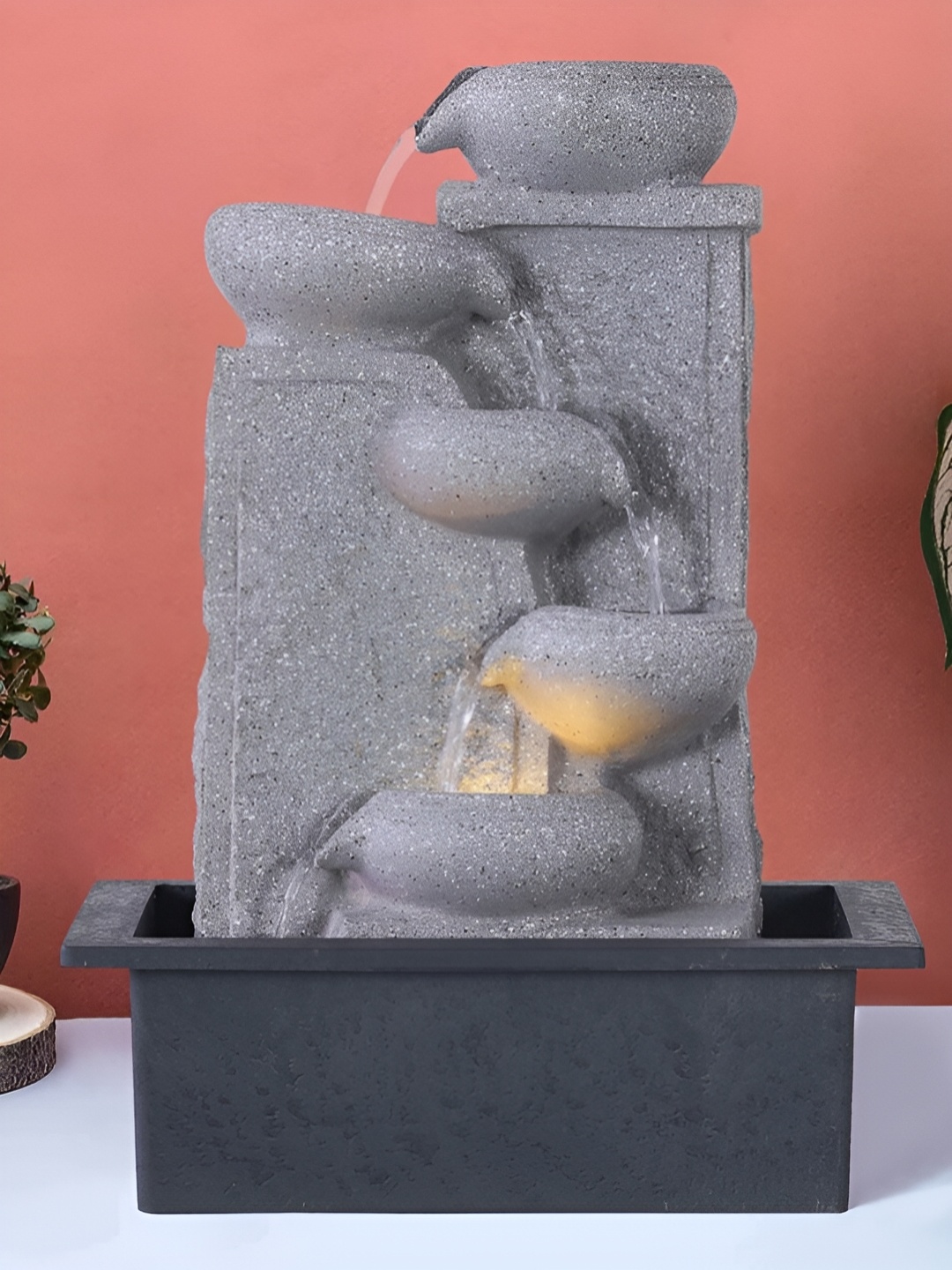 

Heritage India Grey Rock Shape Water Fountain