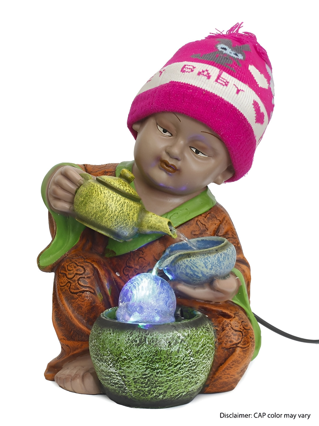 

Heritage India Pink & Green Baby Style Water Fountain