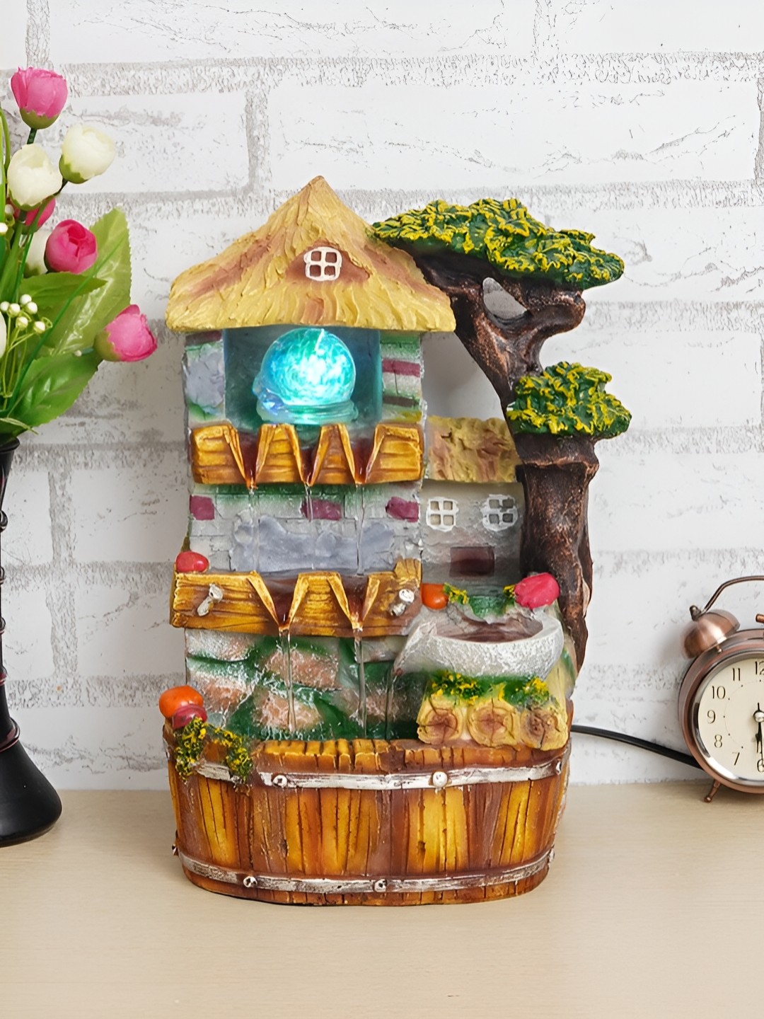 

Heritage India Brown & Green Hut Shaped Water Fountain