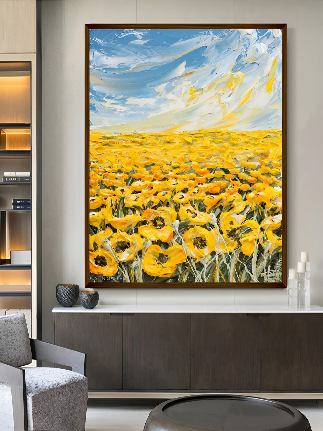 

Artsense Yellow &Brown Canvas Wall Paintings