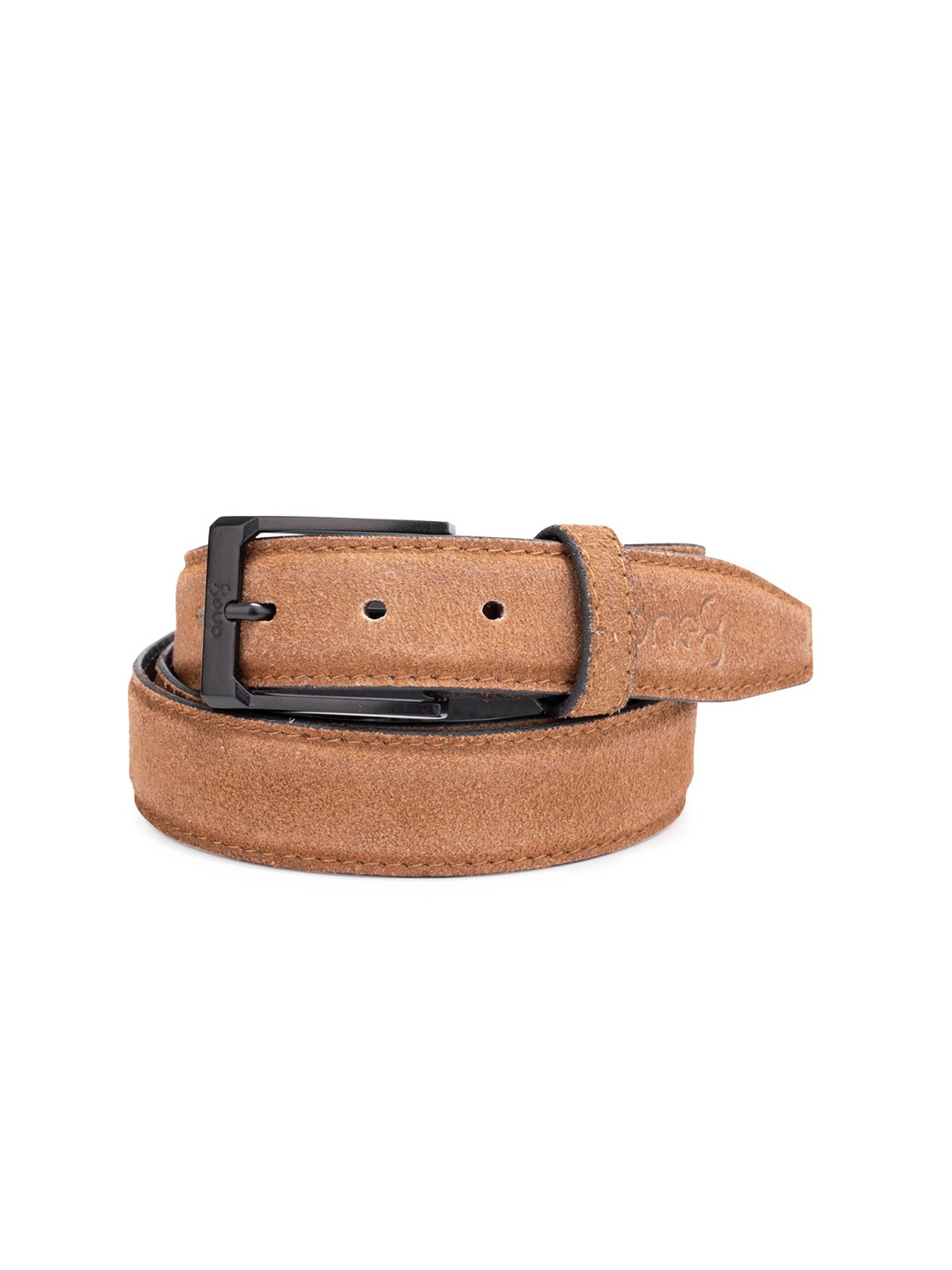 

One8 Men Leather Belt, Tan