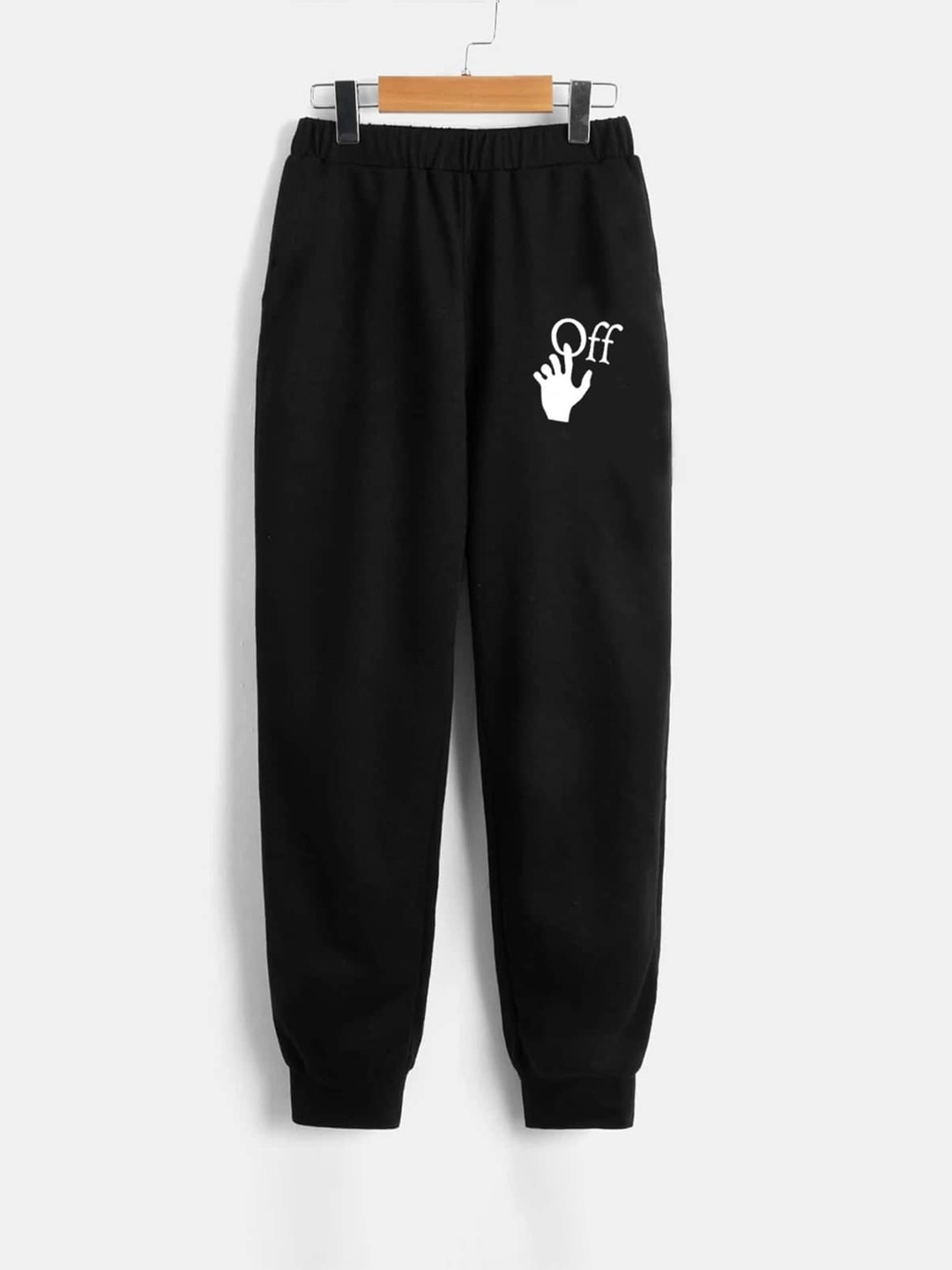 

StyleCast Boys Black Typography Printed Original Jogger