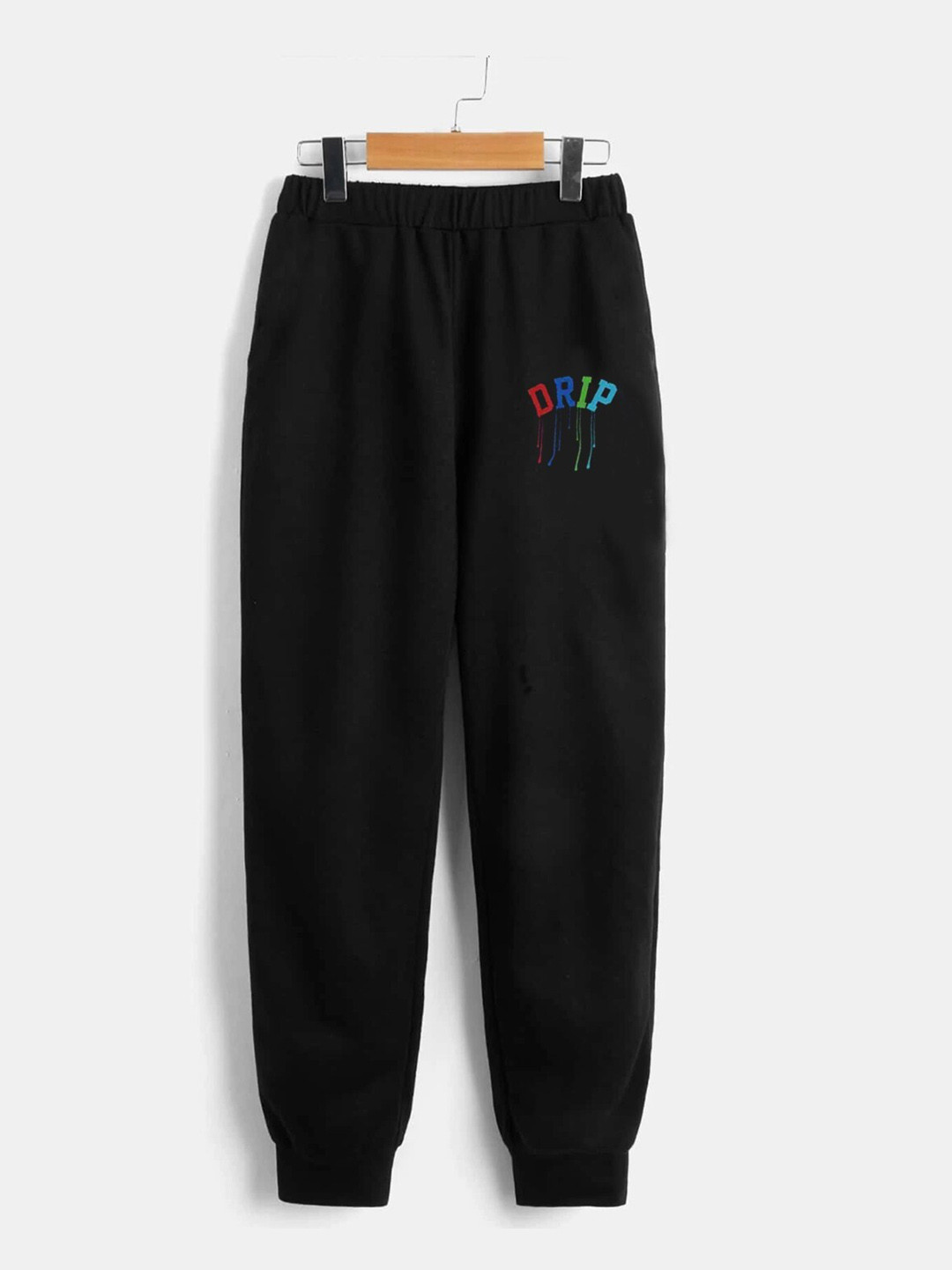 

StyleCast Boys Black Printed Original Plain Slip-On Joggers